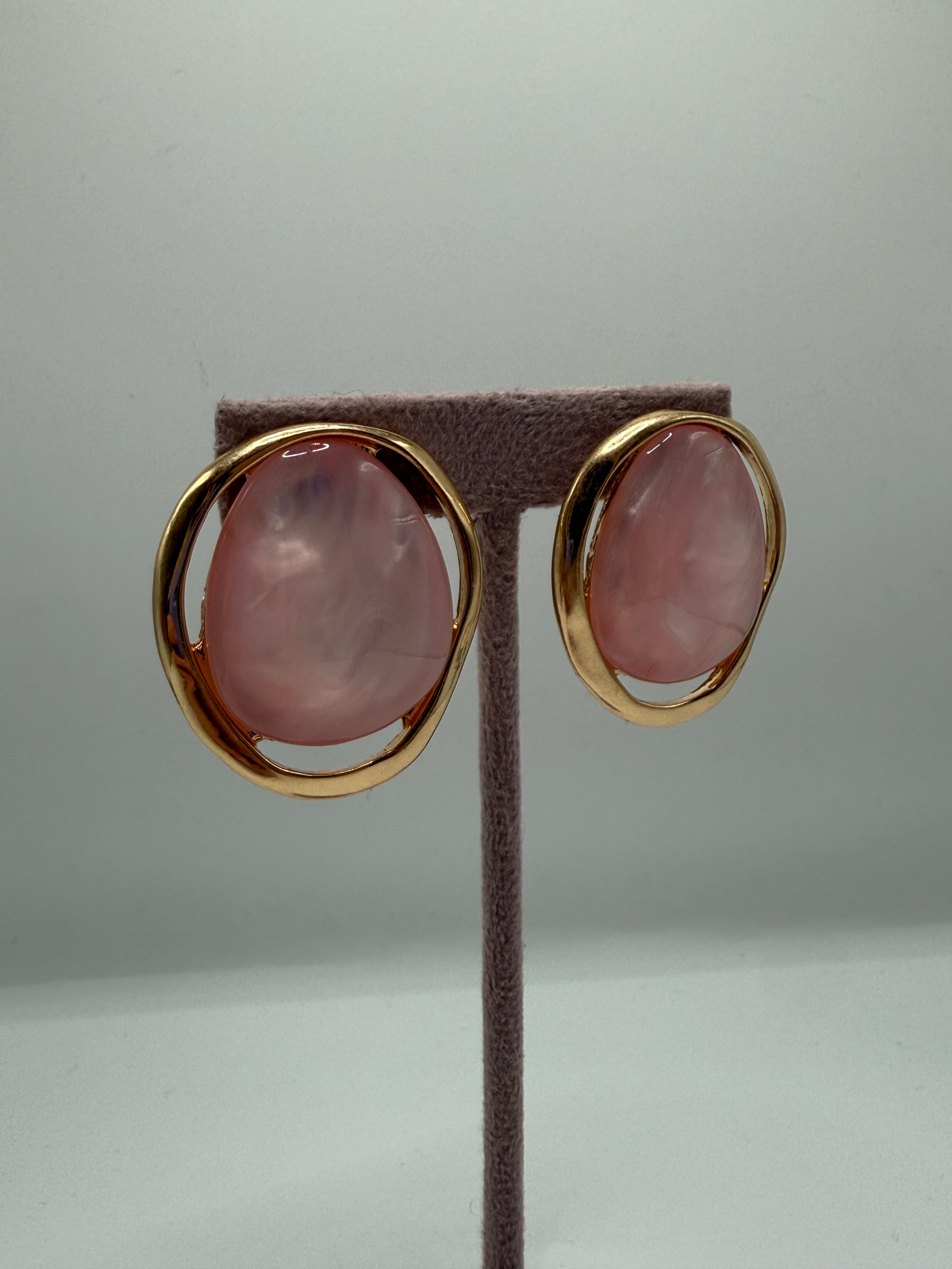 Orecchino PIETRA COLOR - ROSA