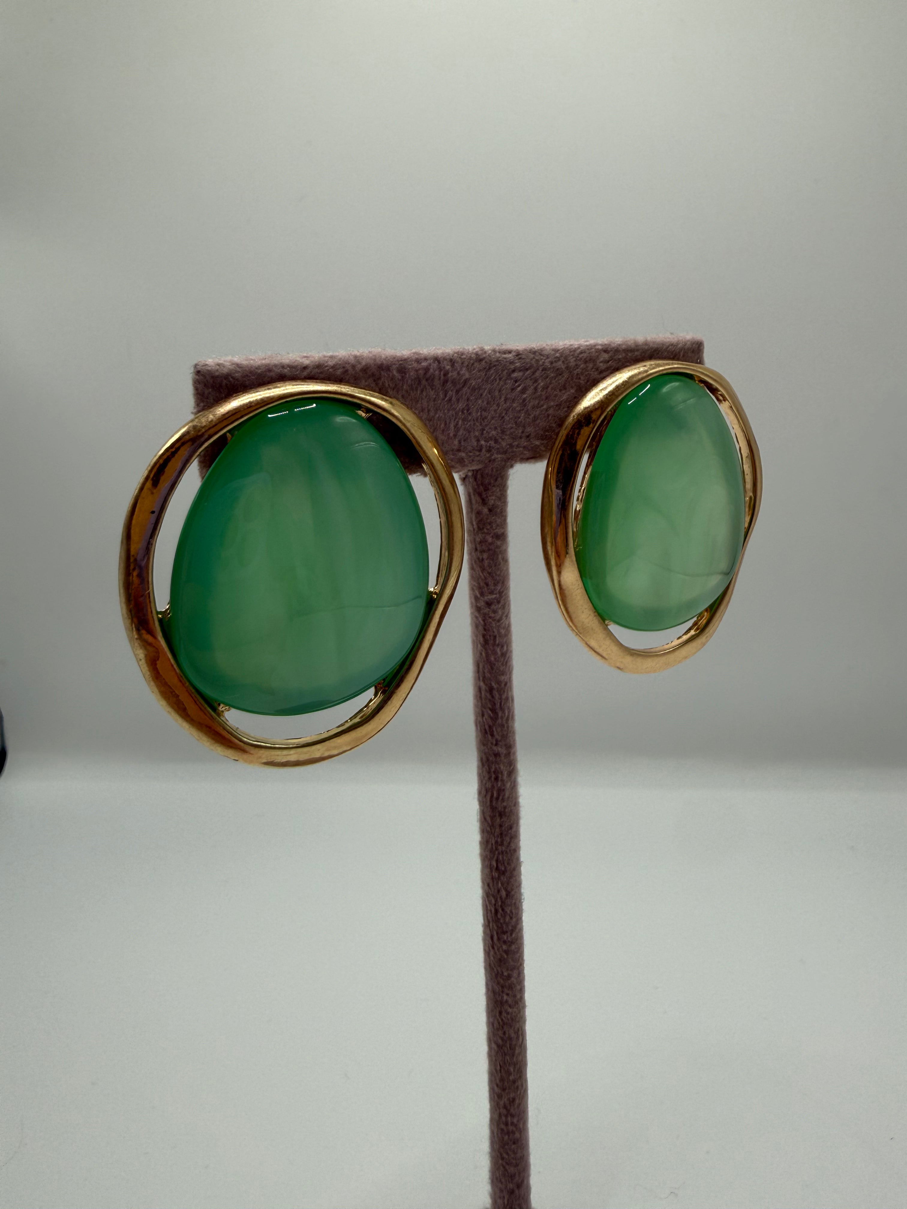 Orecchino PIETRA COLOR - VERDE