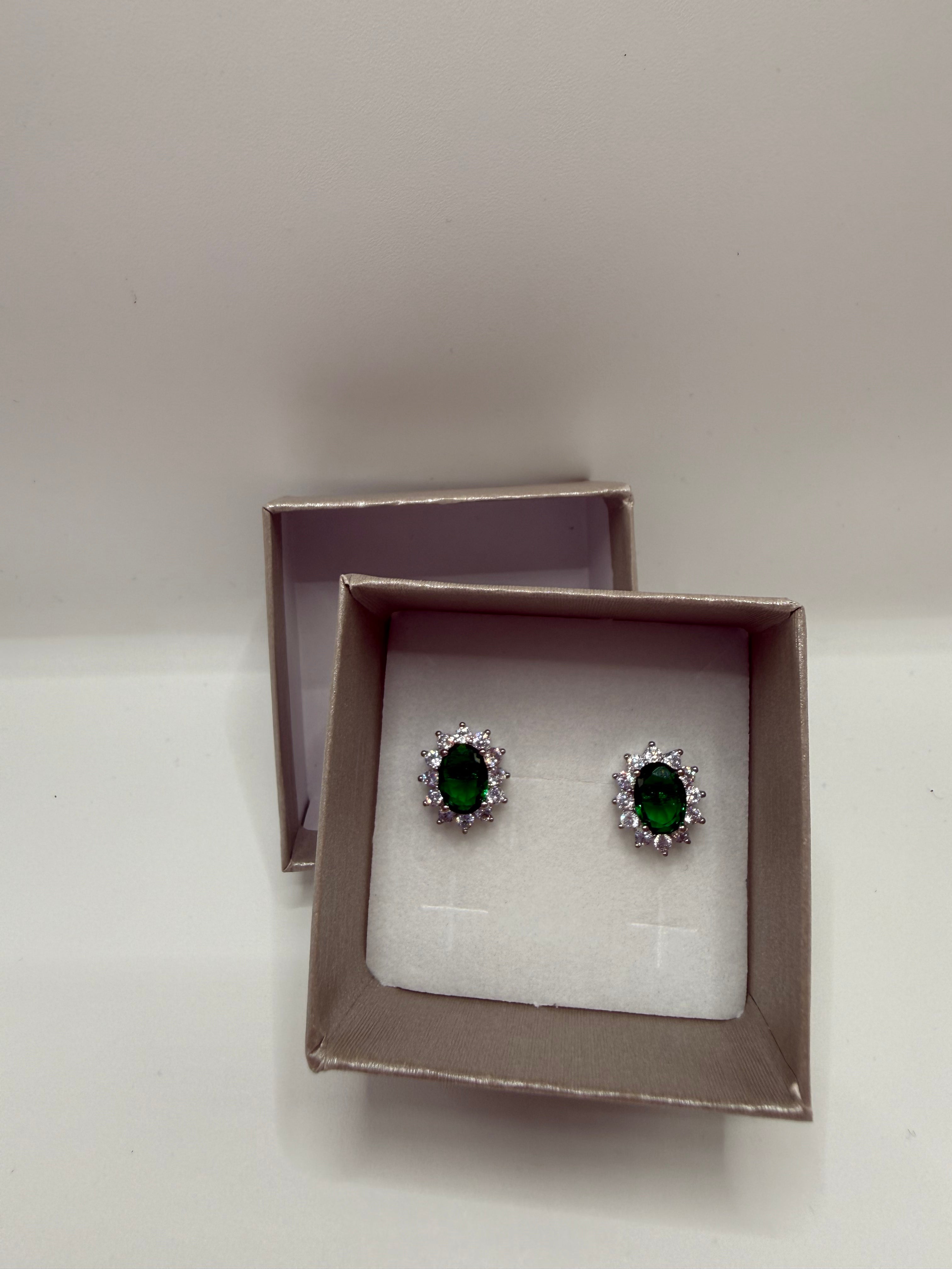 Orecchino LADY D - VERDE