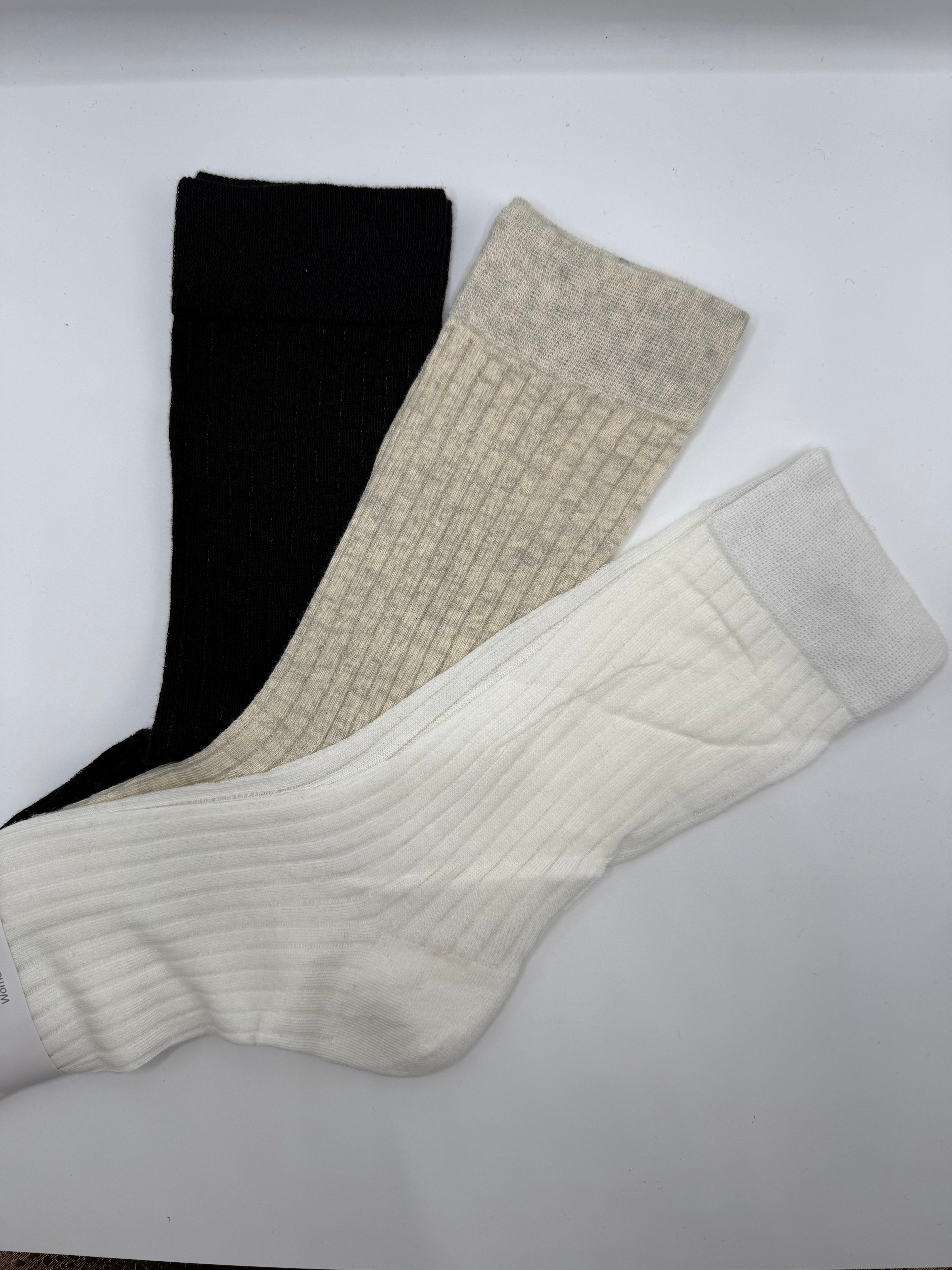 Tris CALZA JEMEN - BIANCO