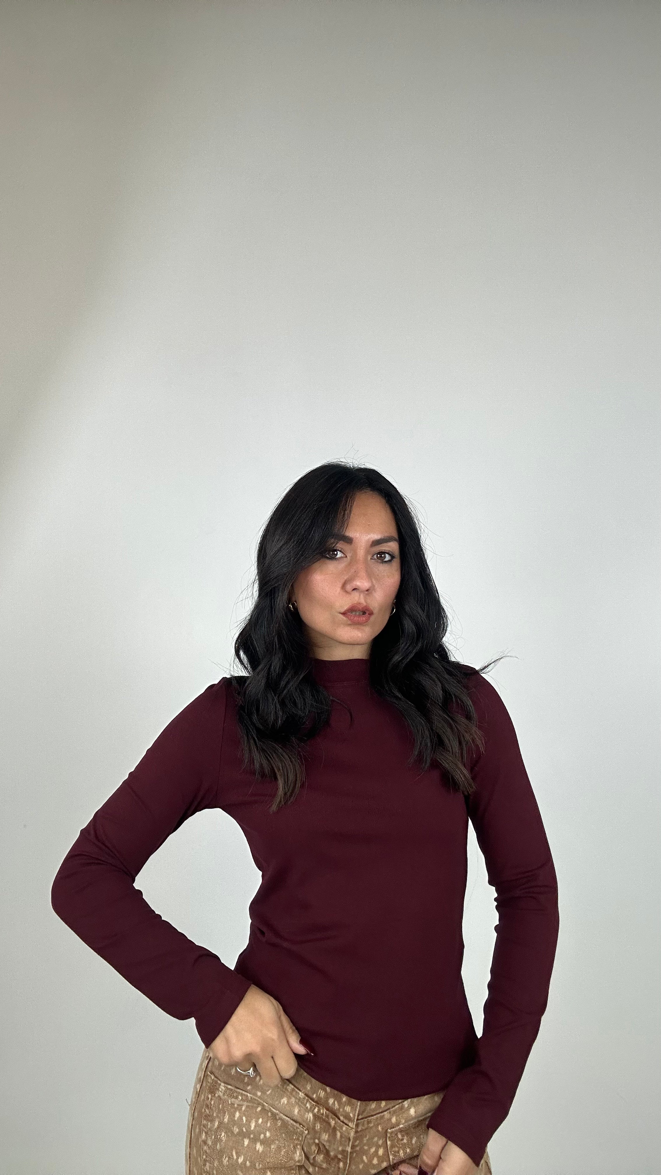 Maglia MEZZOCOLLO - BORDEAUX
