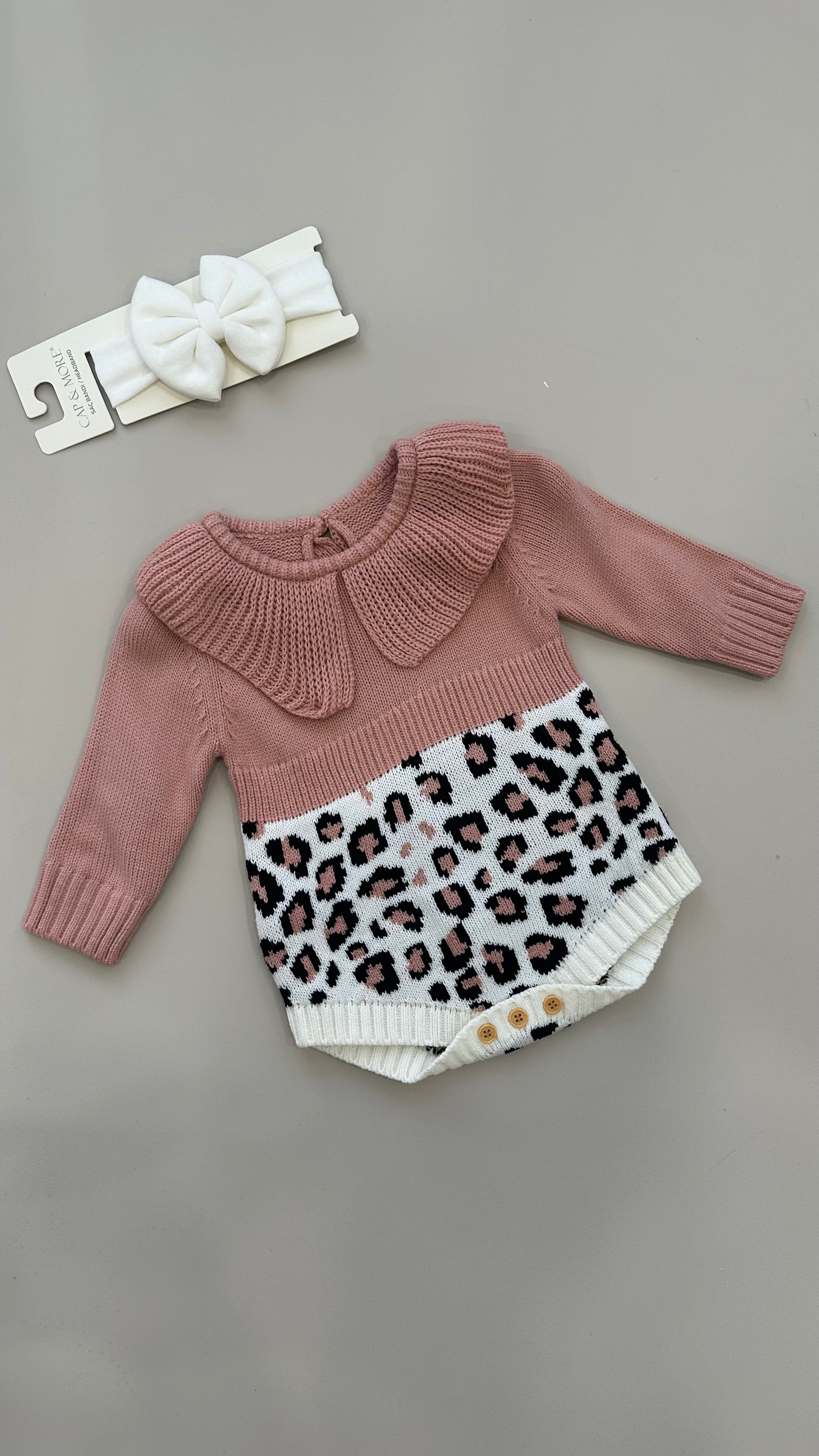 Pagliaccetto MACULATO 3-18M - ROSA