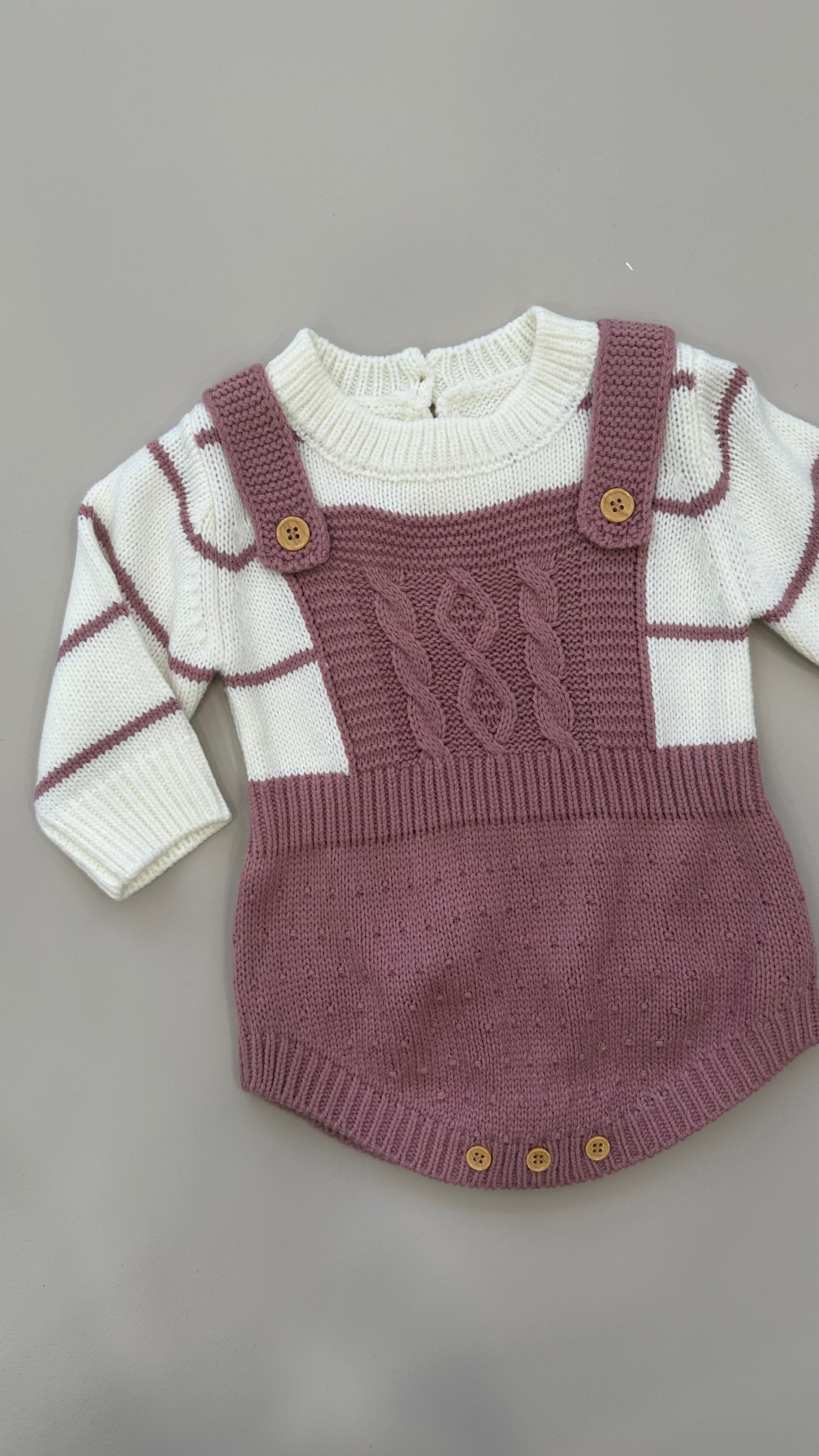 Pagliaccetto TRECCIA 3-18M - ROSA