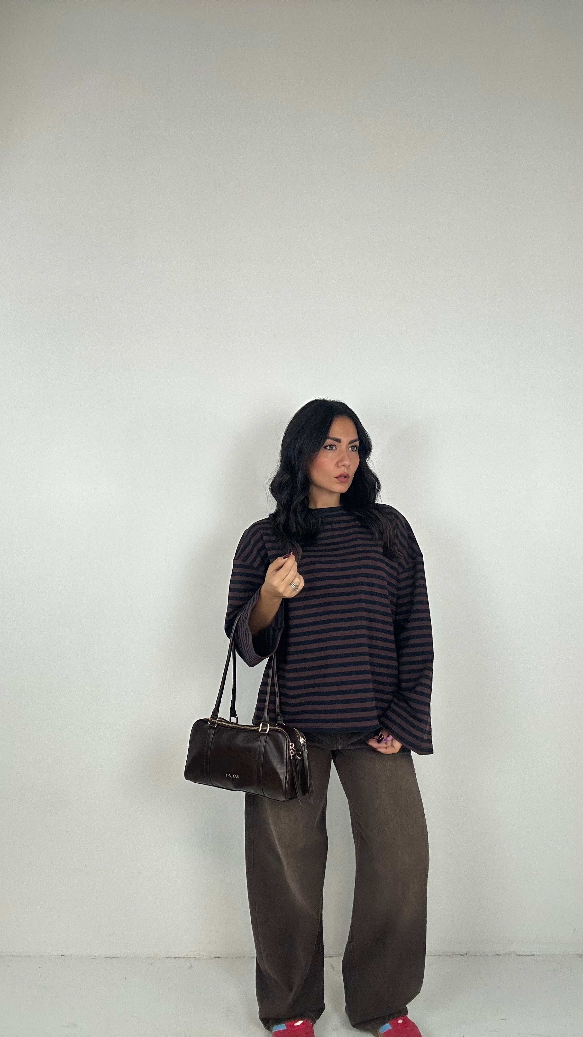 Jeans CINTO GIRATO BROWN - MARRONE