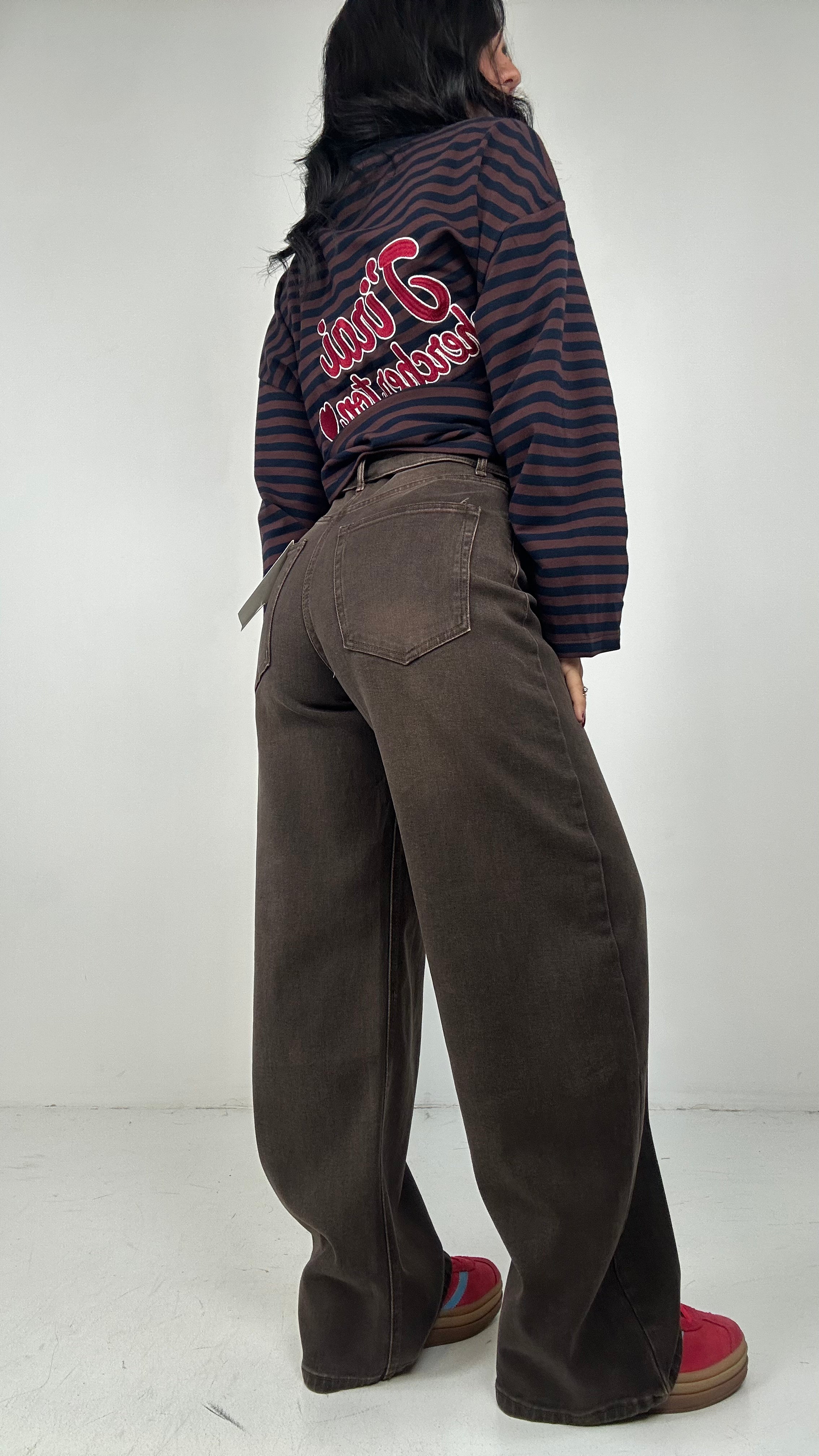 Jeans CINTO GIRATO BROWN - MARRONE