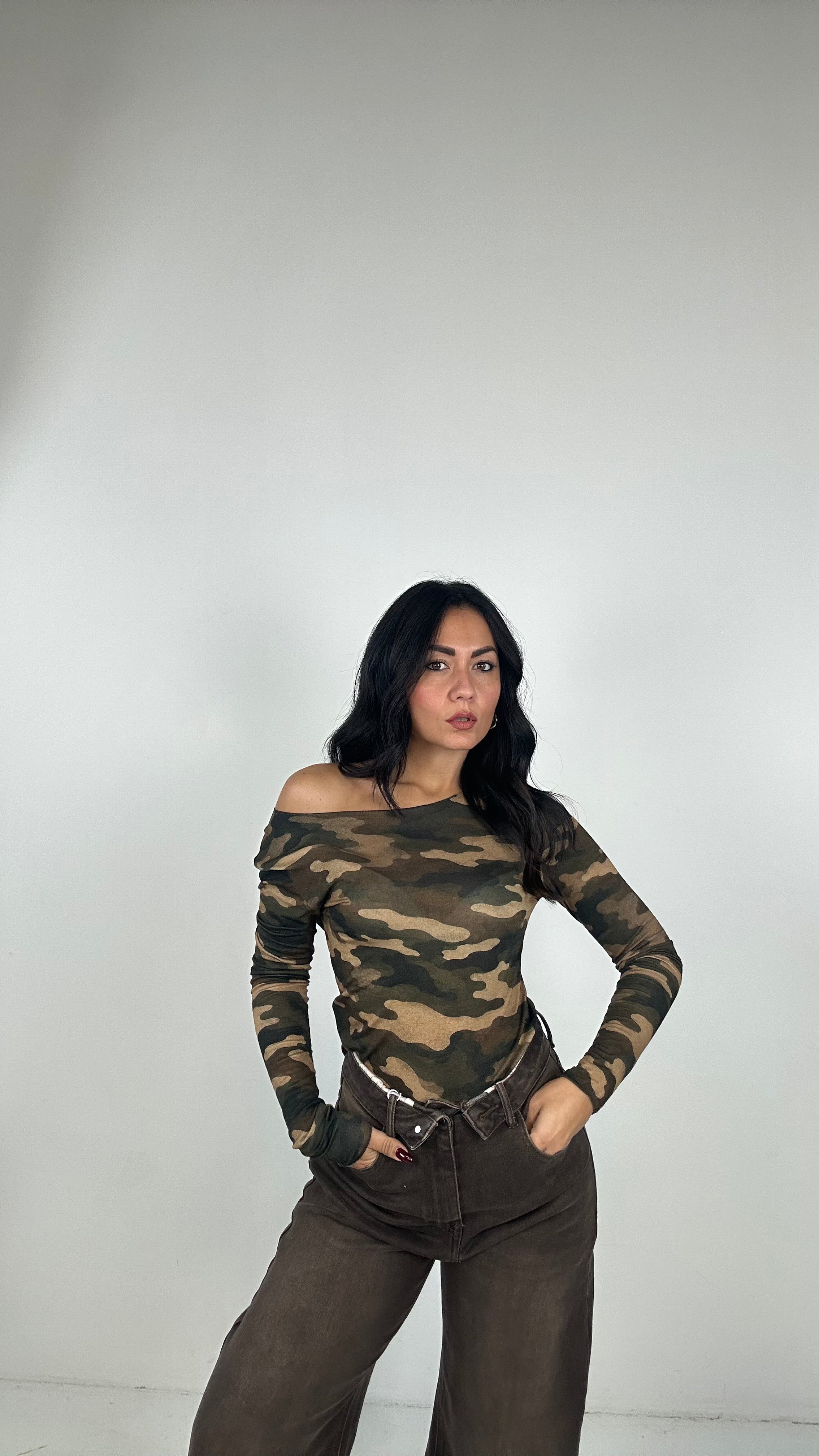 Maglia CASHMERE MILITARE - VERDE