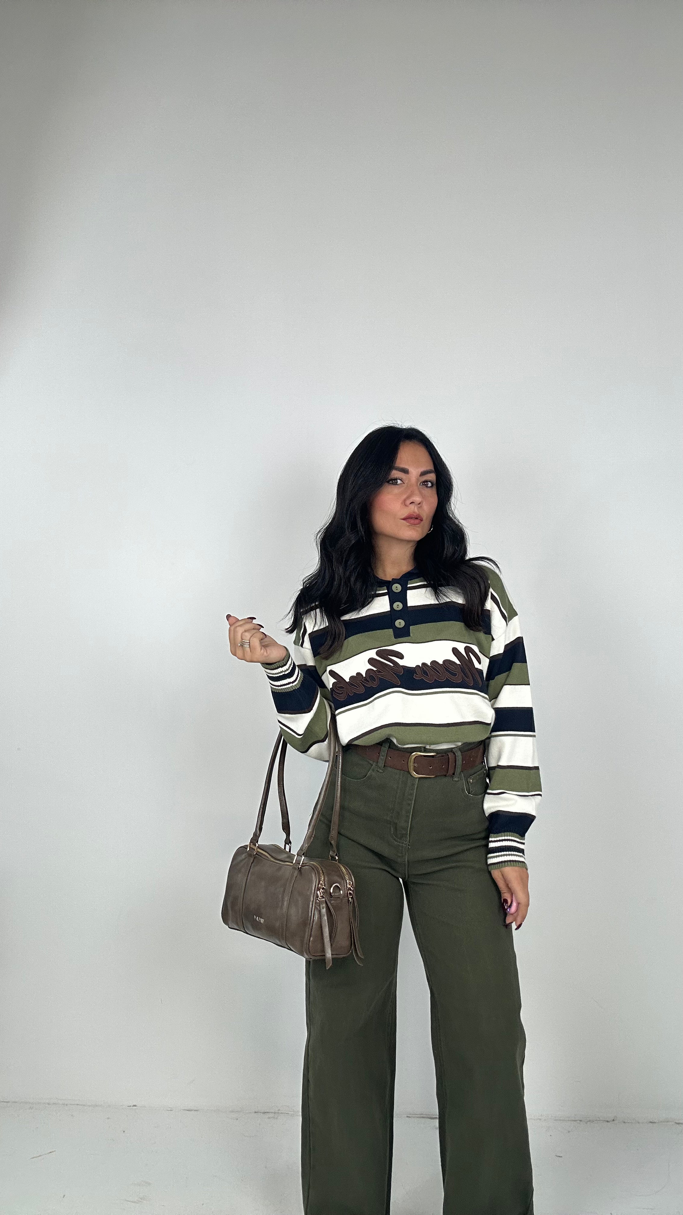 Jeans OFFICE - VERDE MILITARE