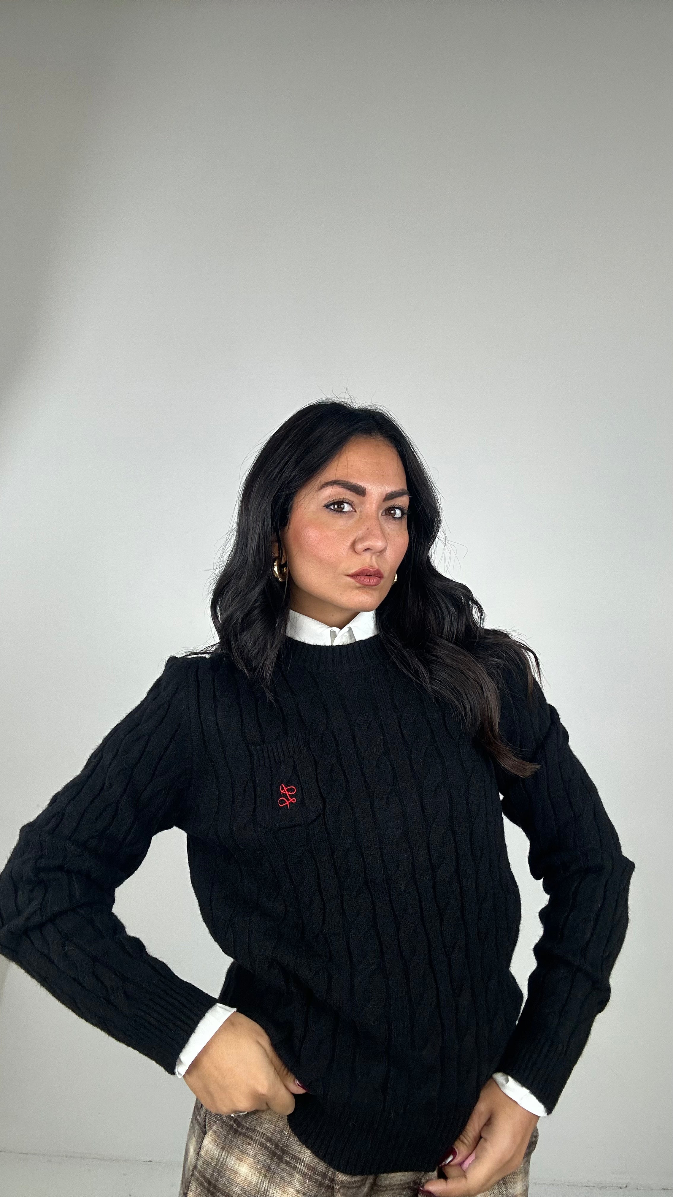 Pull TASCHINO L - NERO