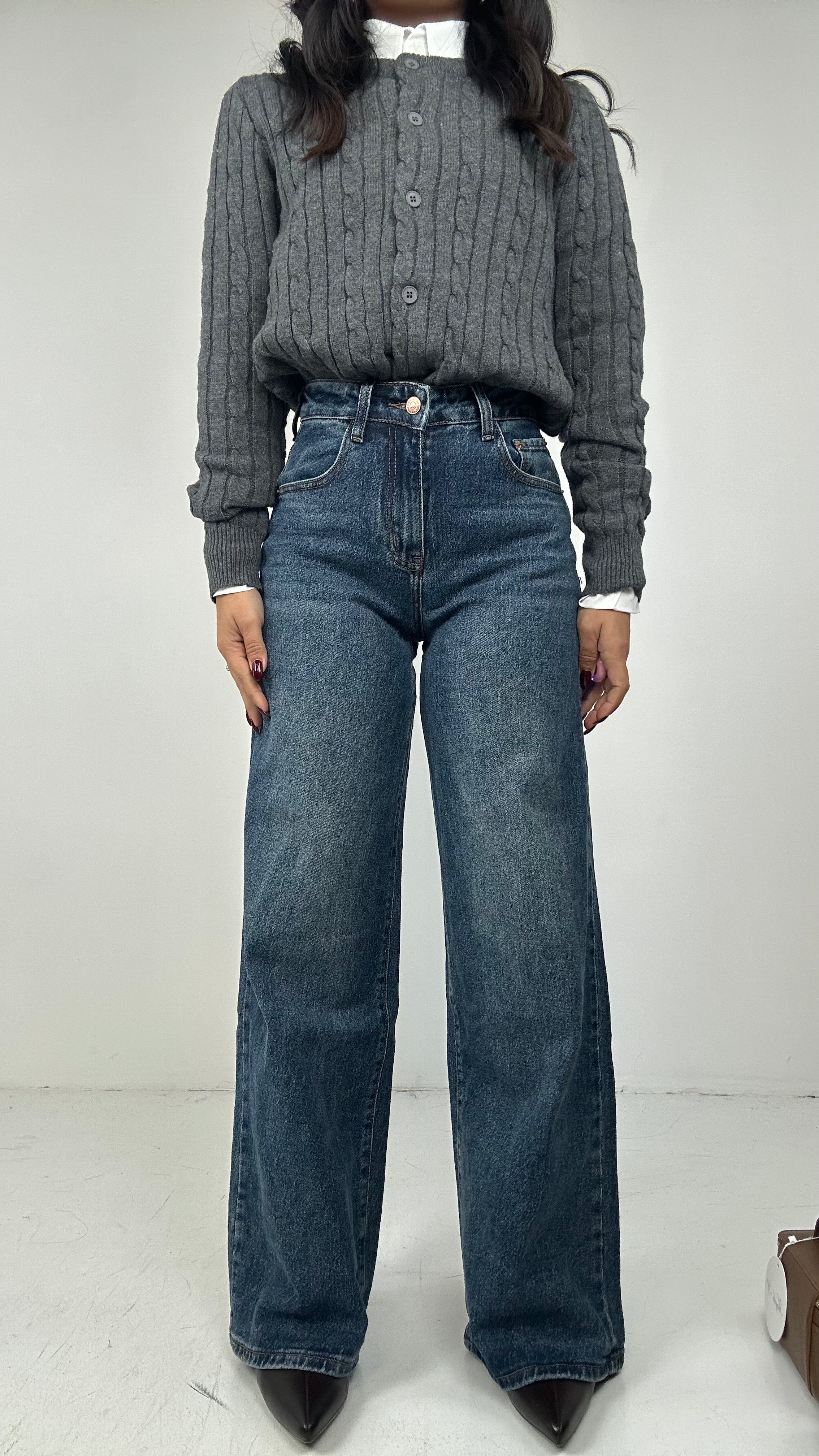 Jeans W.LEG TASSELLO - JEANS
