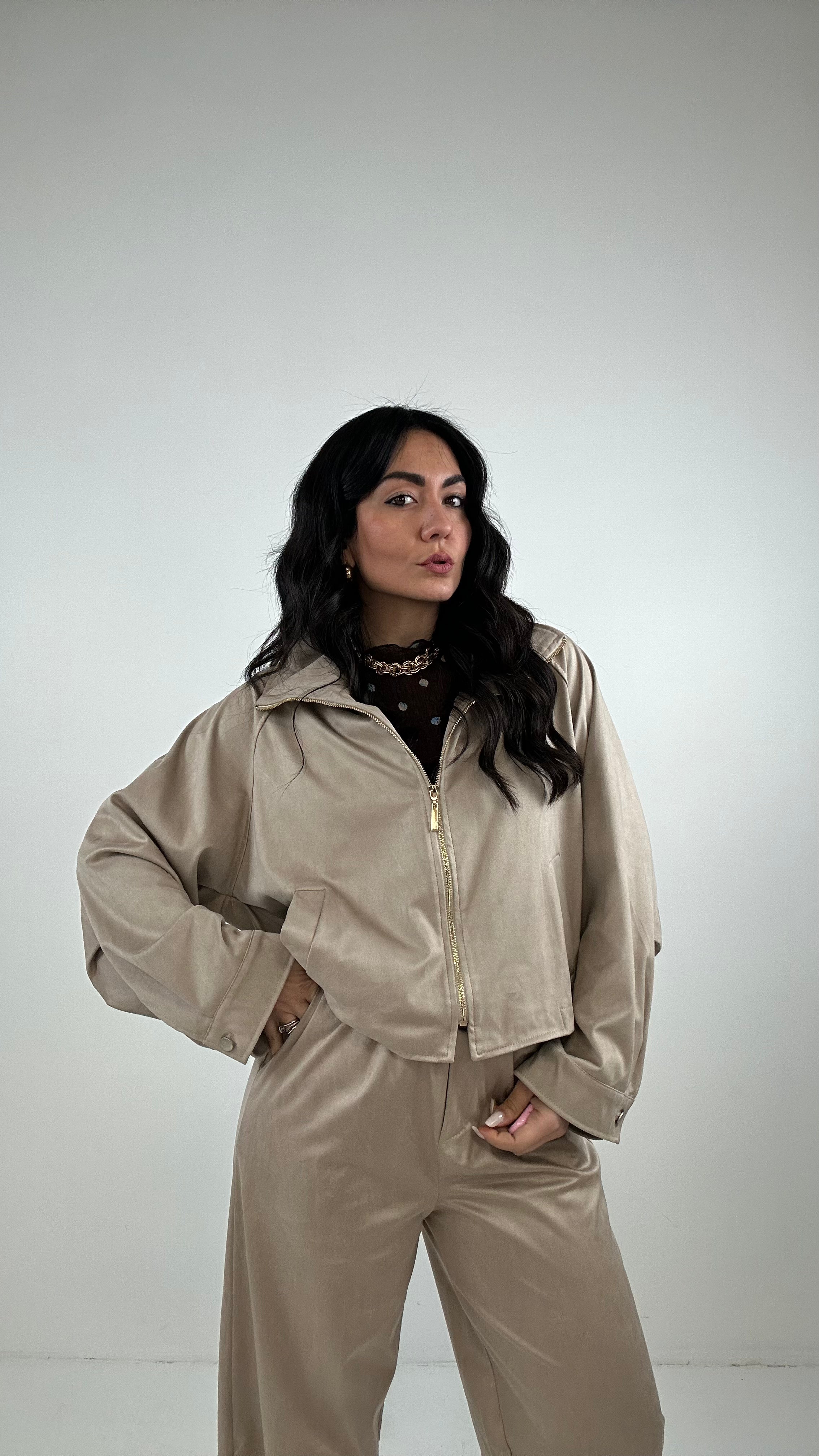 Completo ECOCAMOSCIO BALLON - BEIGE