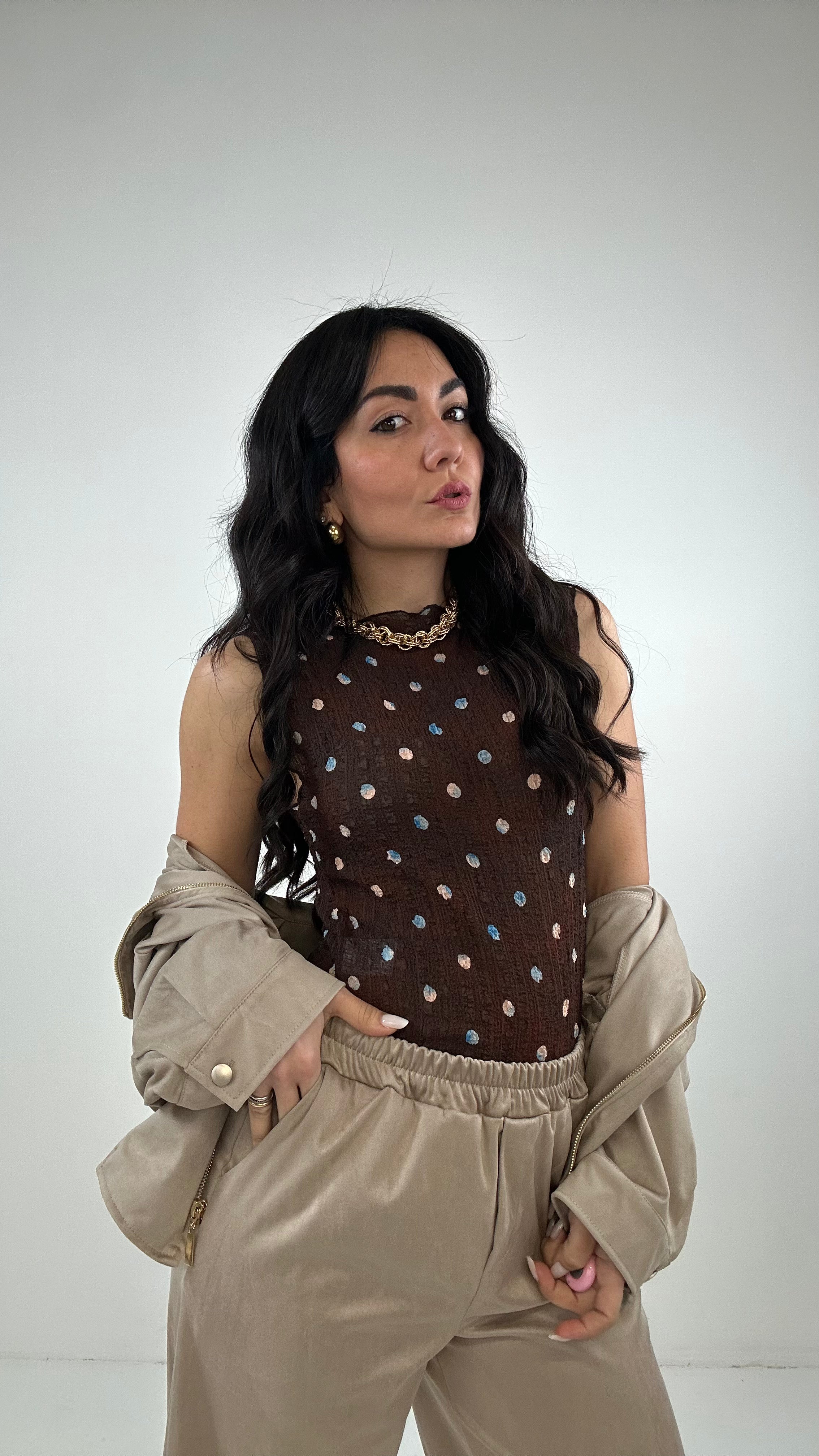 Canotta POIS - MARRONE