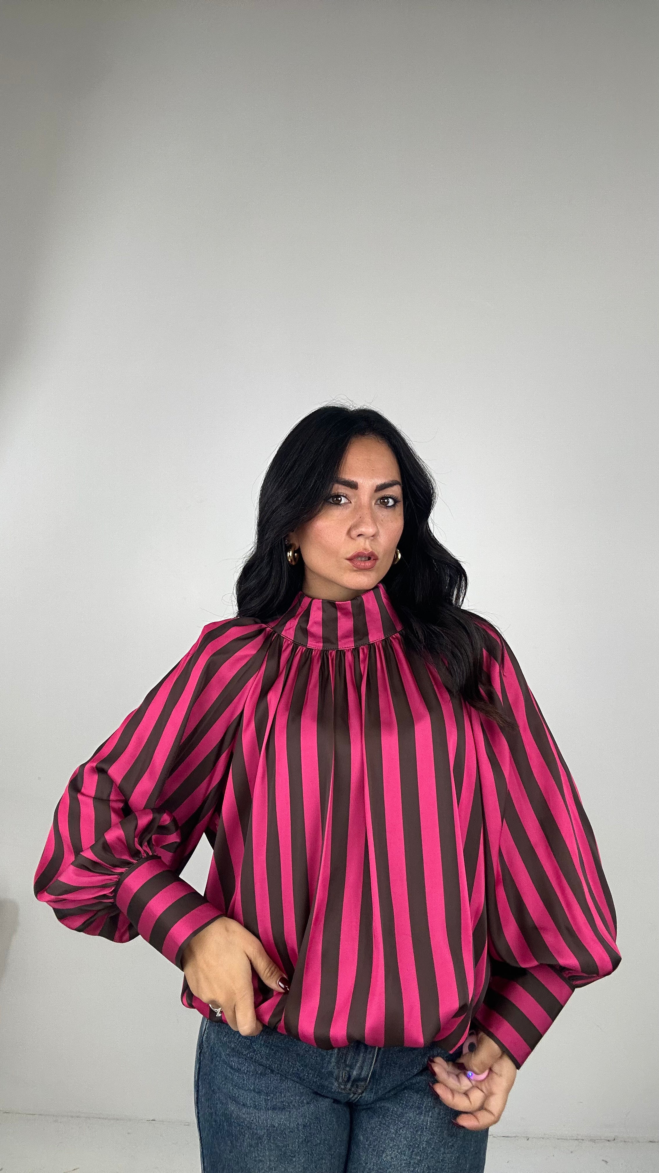 Blusa RIGATA - FUXIA