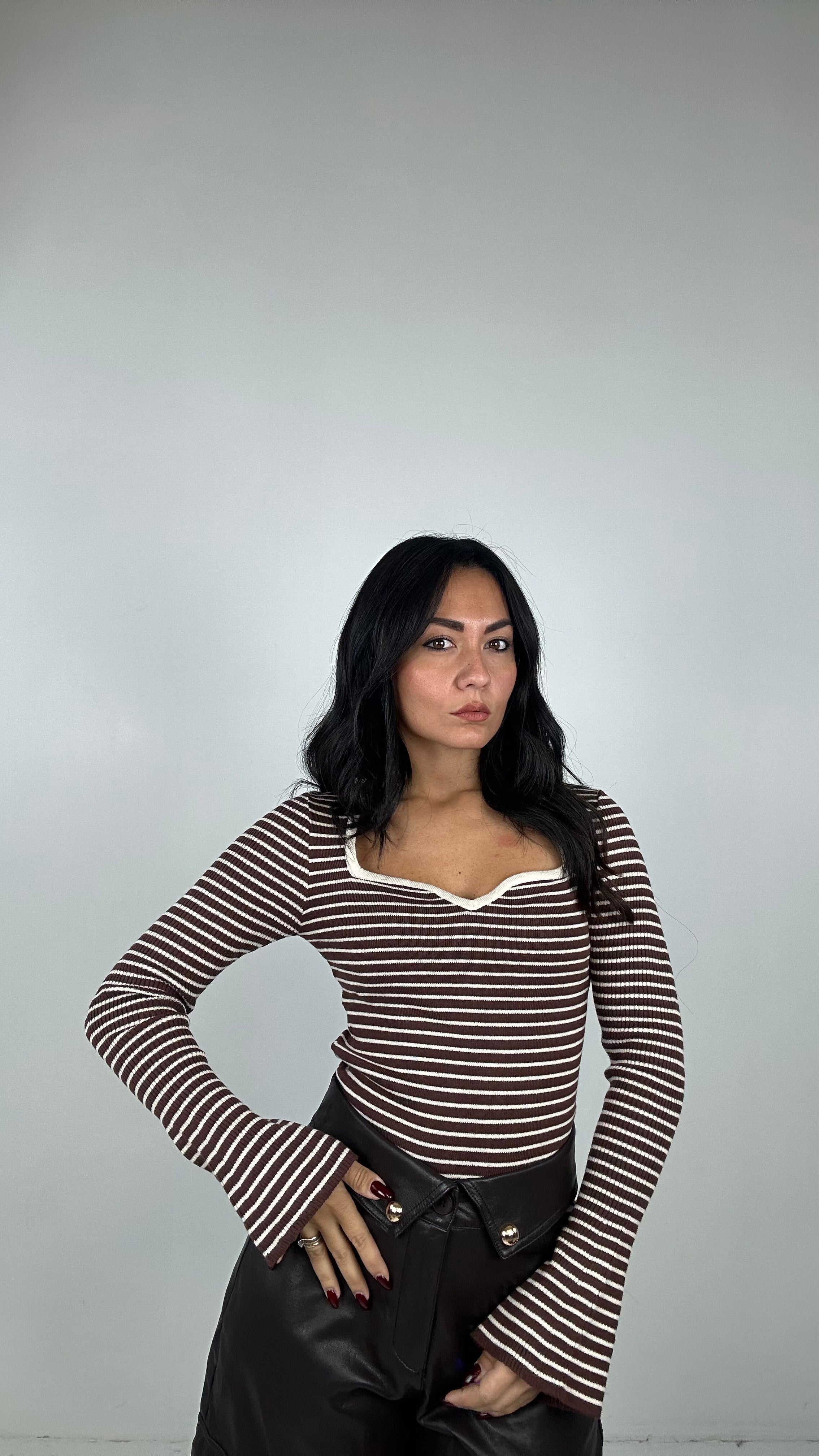 Pull RIGHETTA - MARRONE