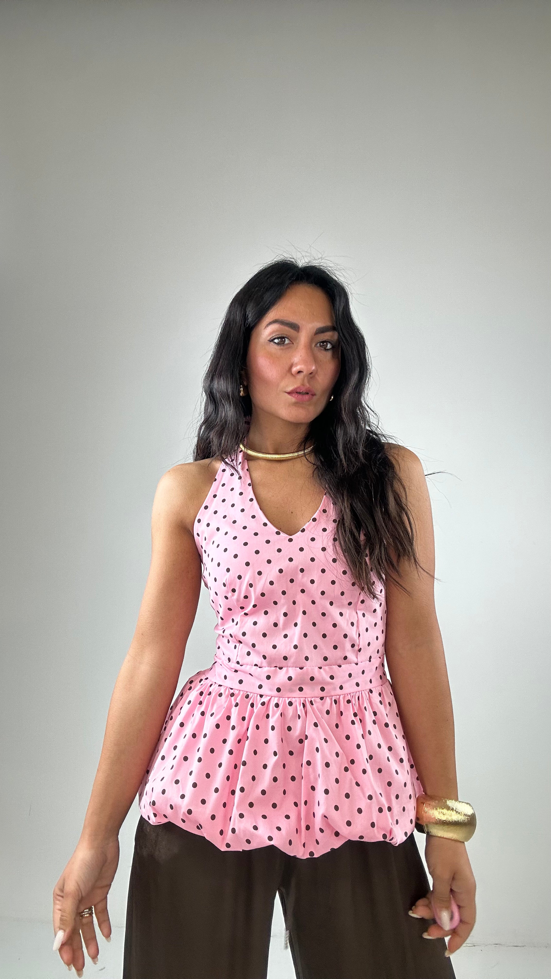Top POIS PALLONCINO - ROSA