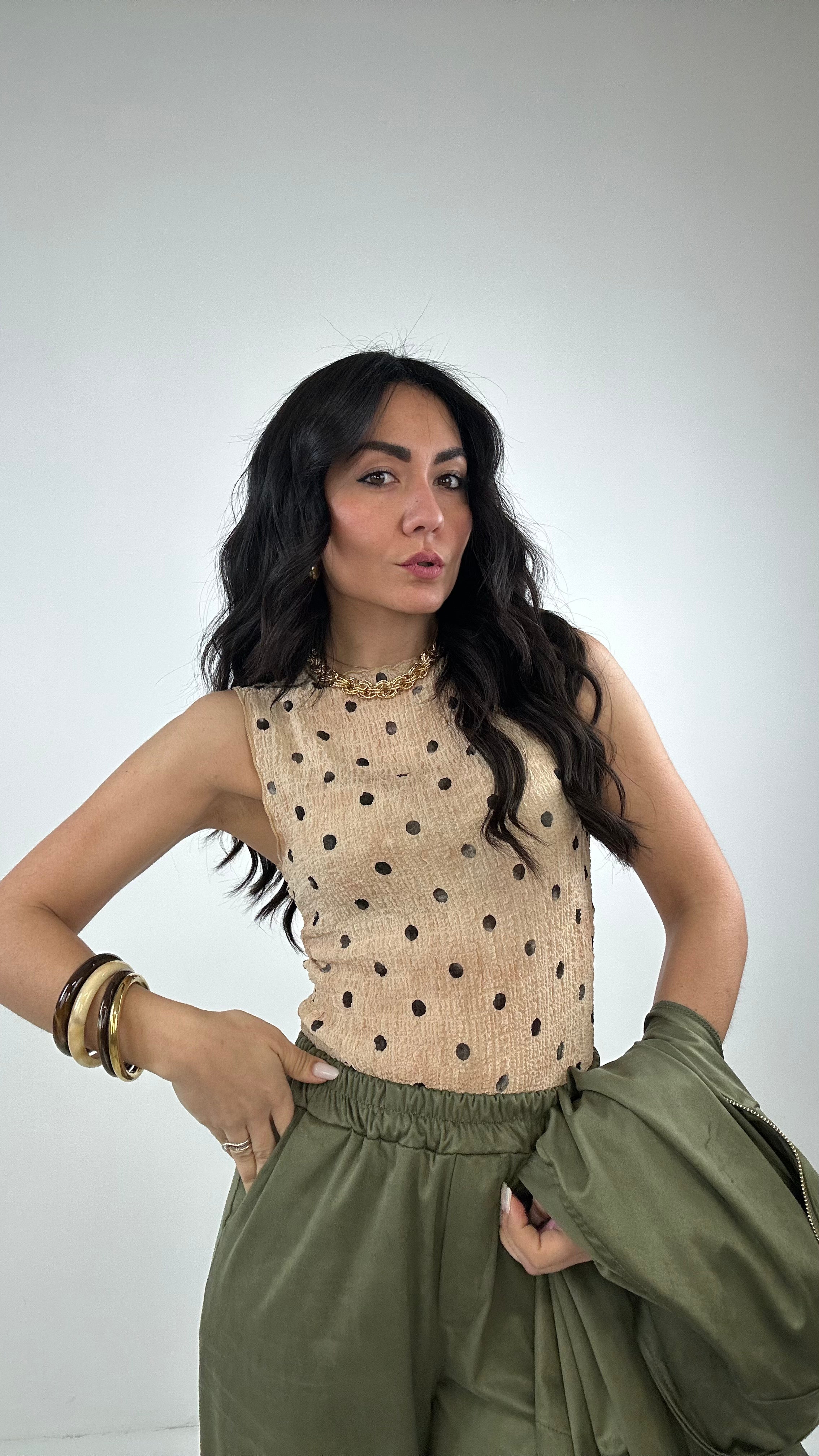 Canotta POIS - BEIGE