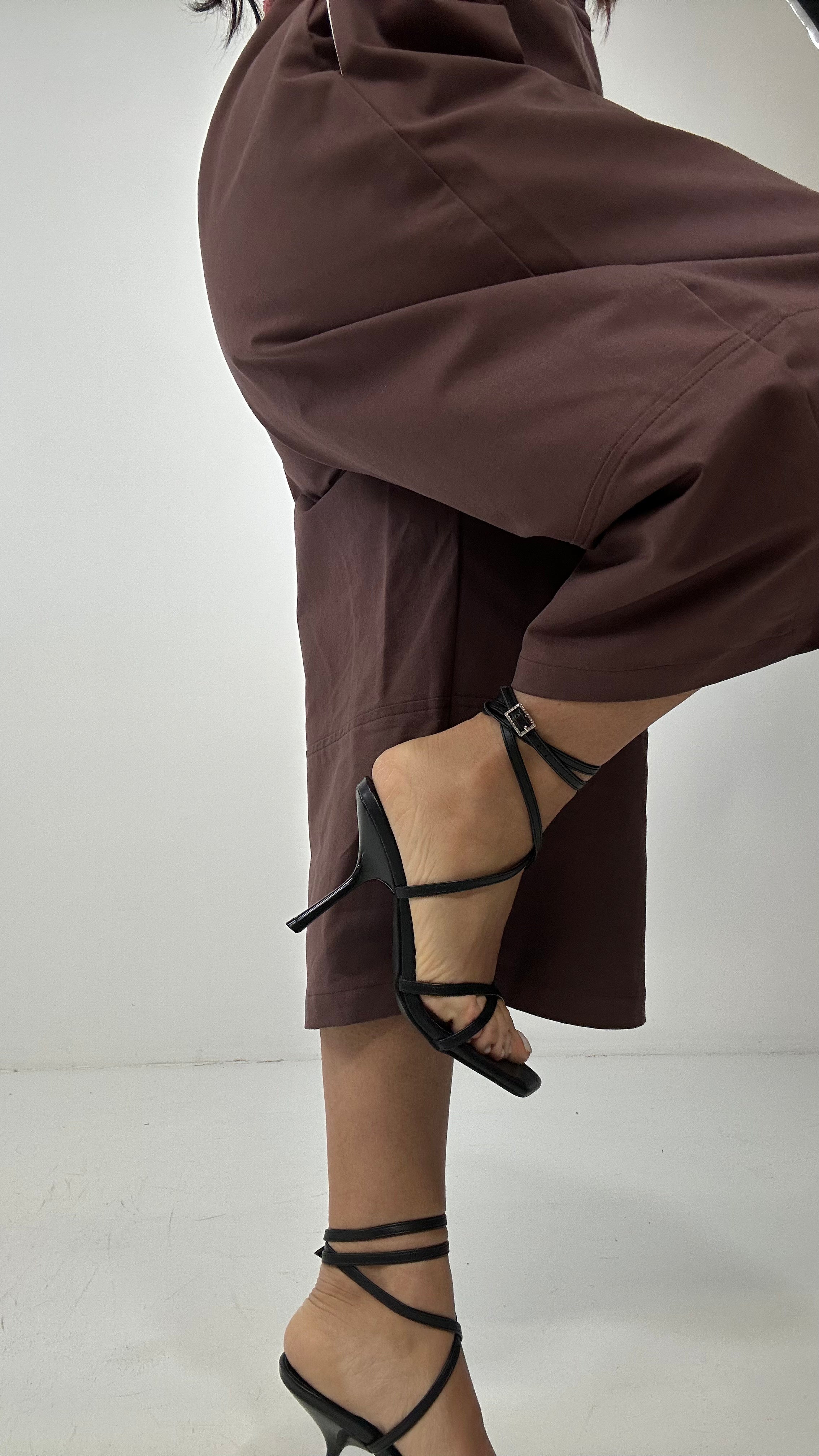 Sandalo CINTURINO INTRECCIO - NERO