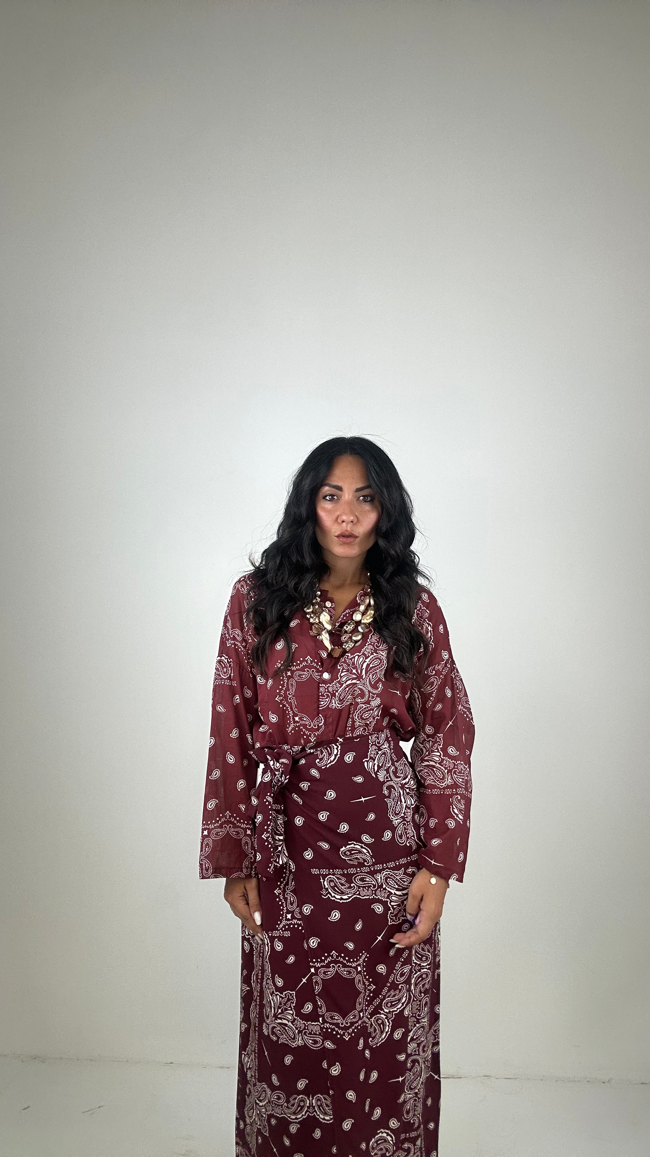 Camicia BANDANA - BORDEAUX