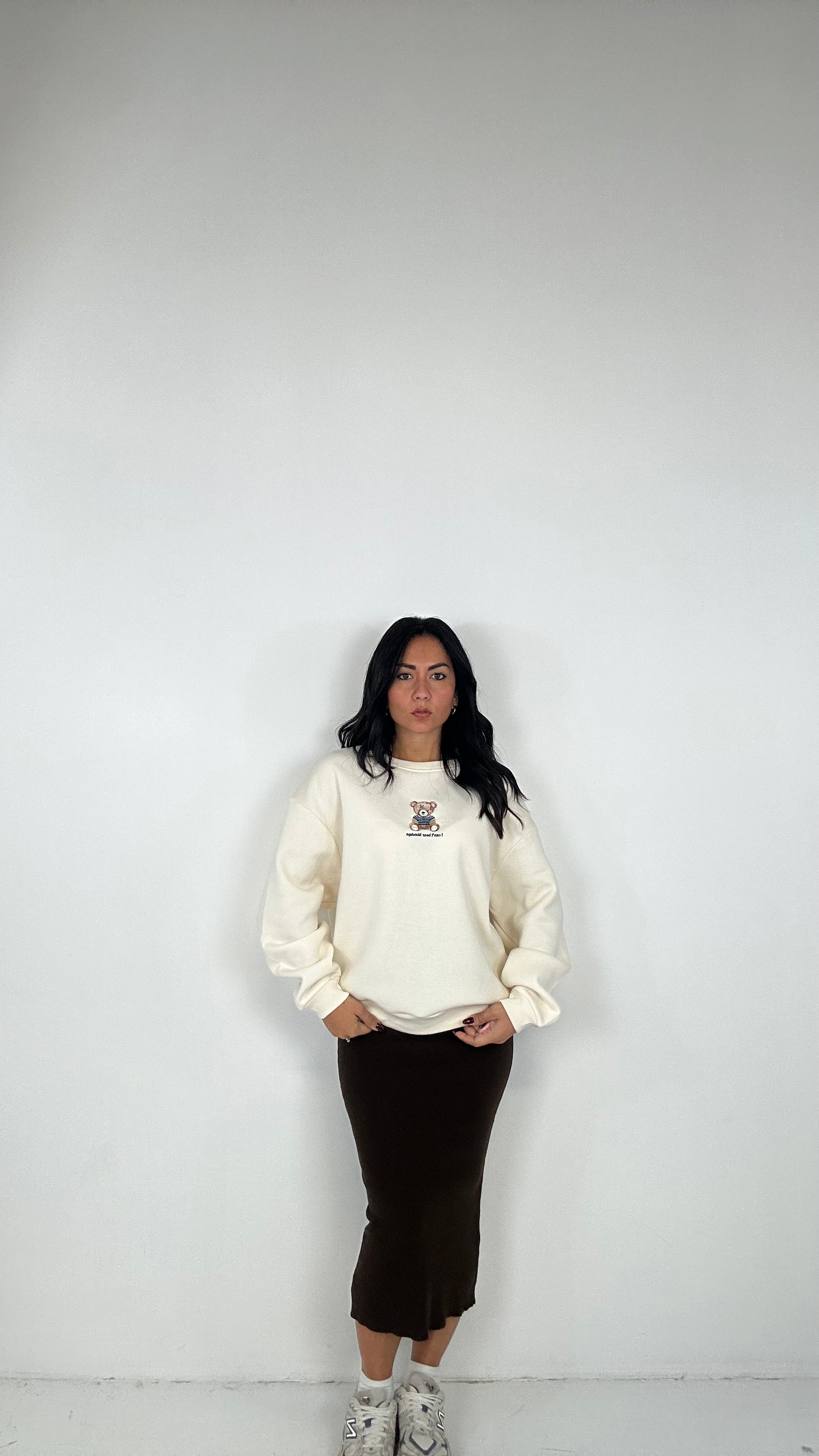 Gonna TUBINO MAGLIA - MARRONE