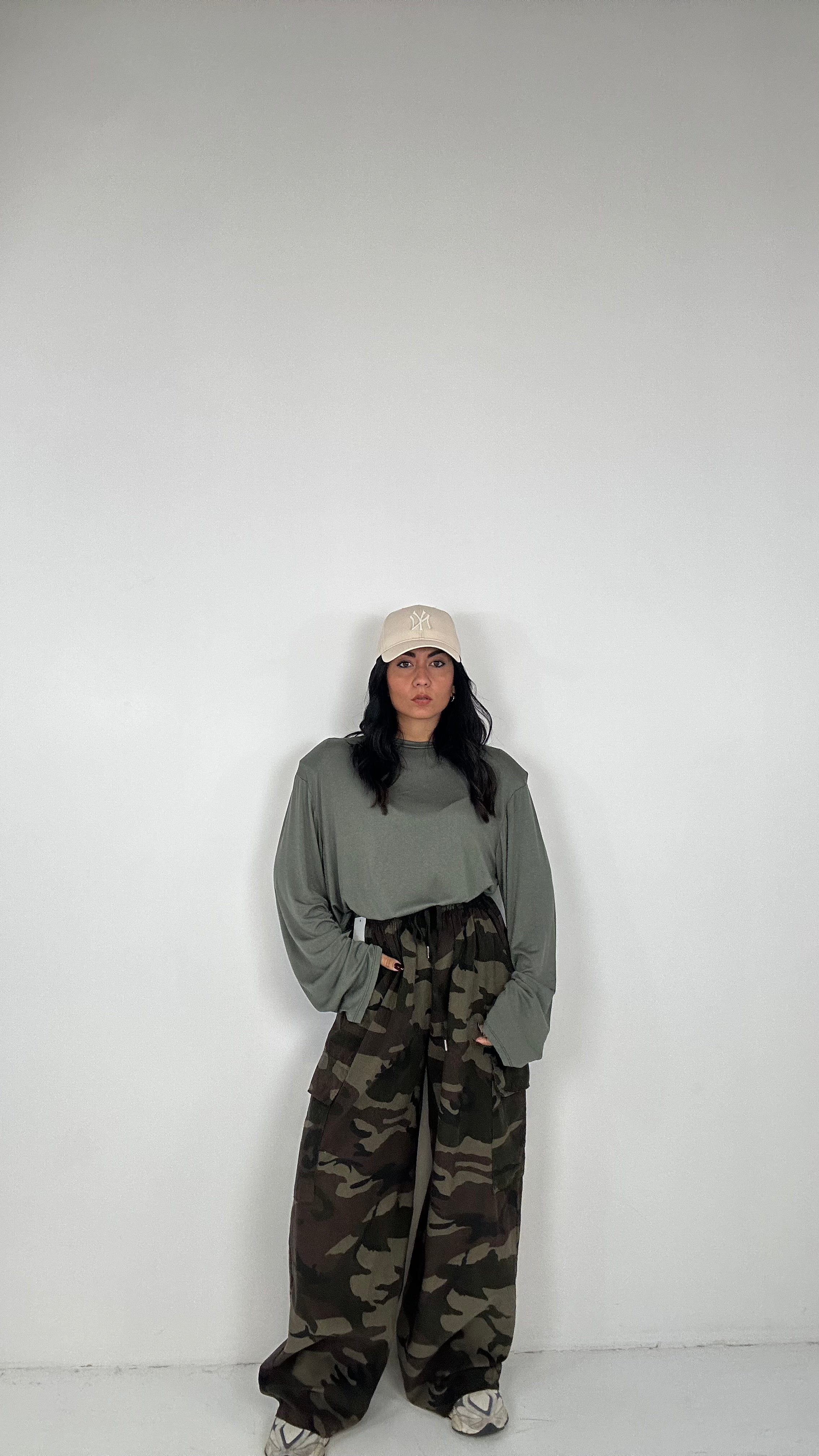 Pantalone CULISSE MILITARE - VERDE MILITARE