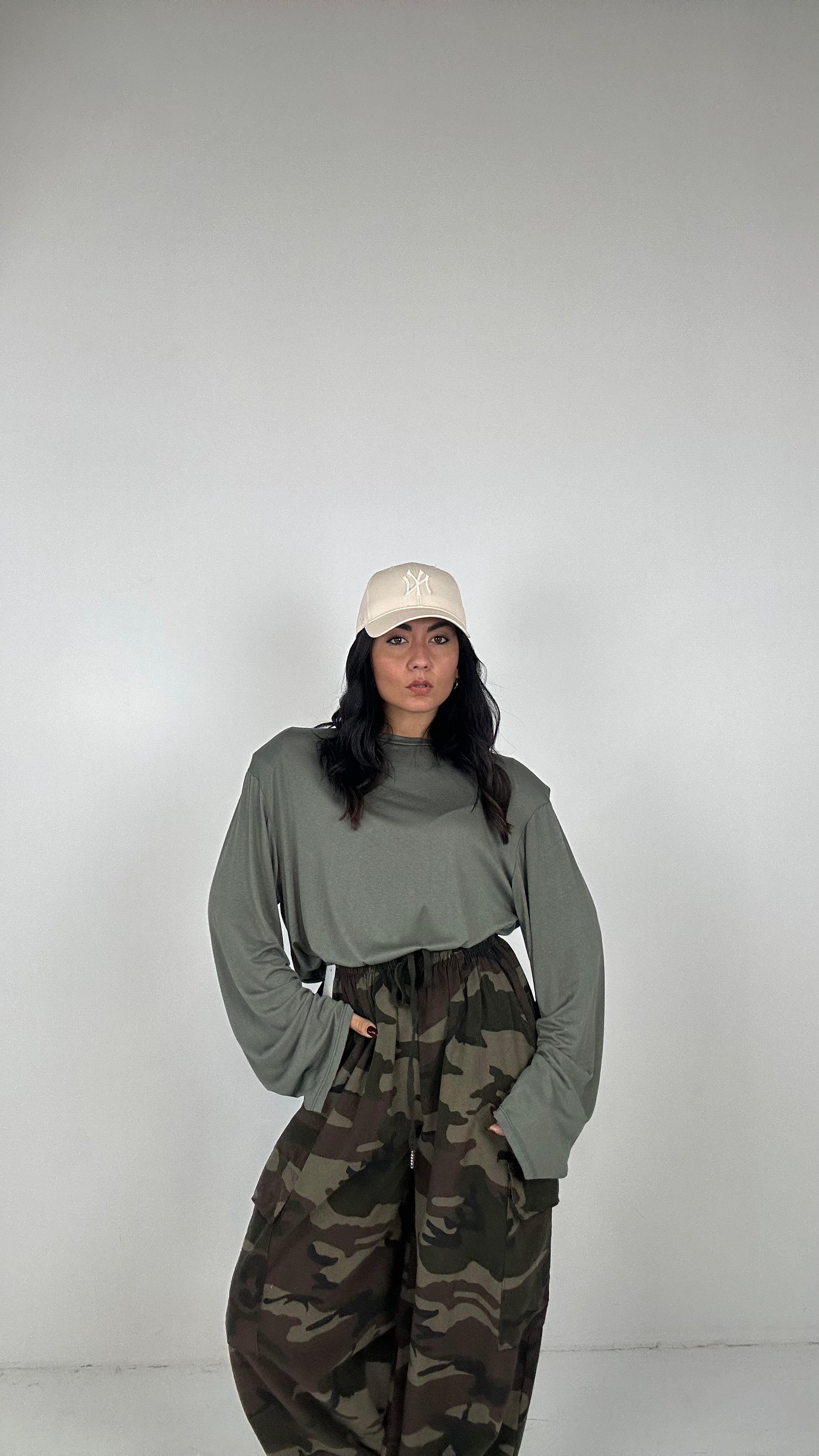 Pantalone CULISSE MILITARE - VERDE MILITARE