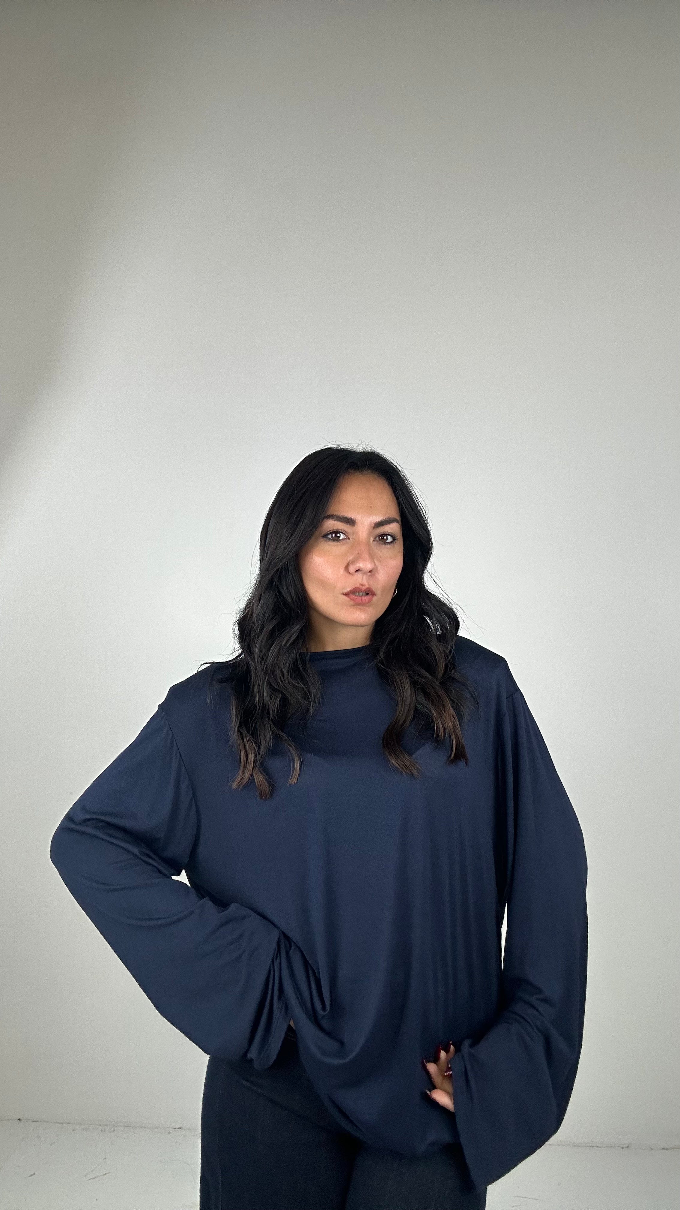 Maglia SPALLINA MANICA LARGA - BLU