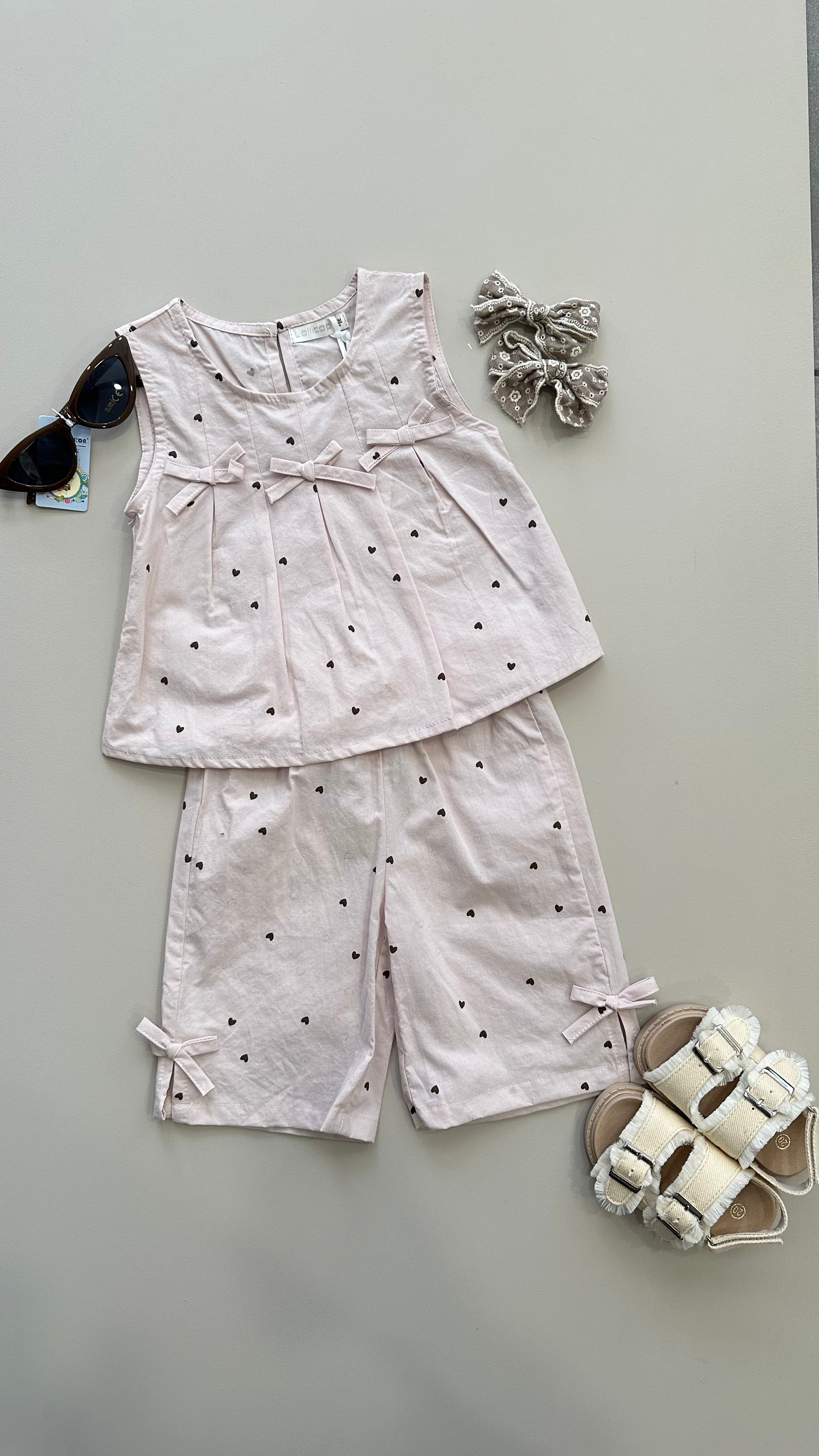 Coordinato 1000 CUORI 12-36M - ROSA CIPRIA
