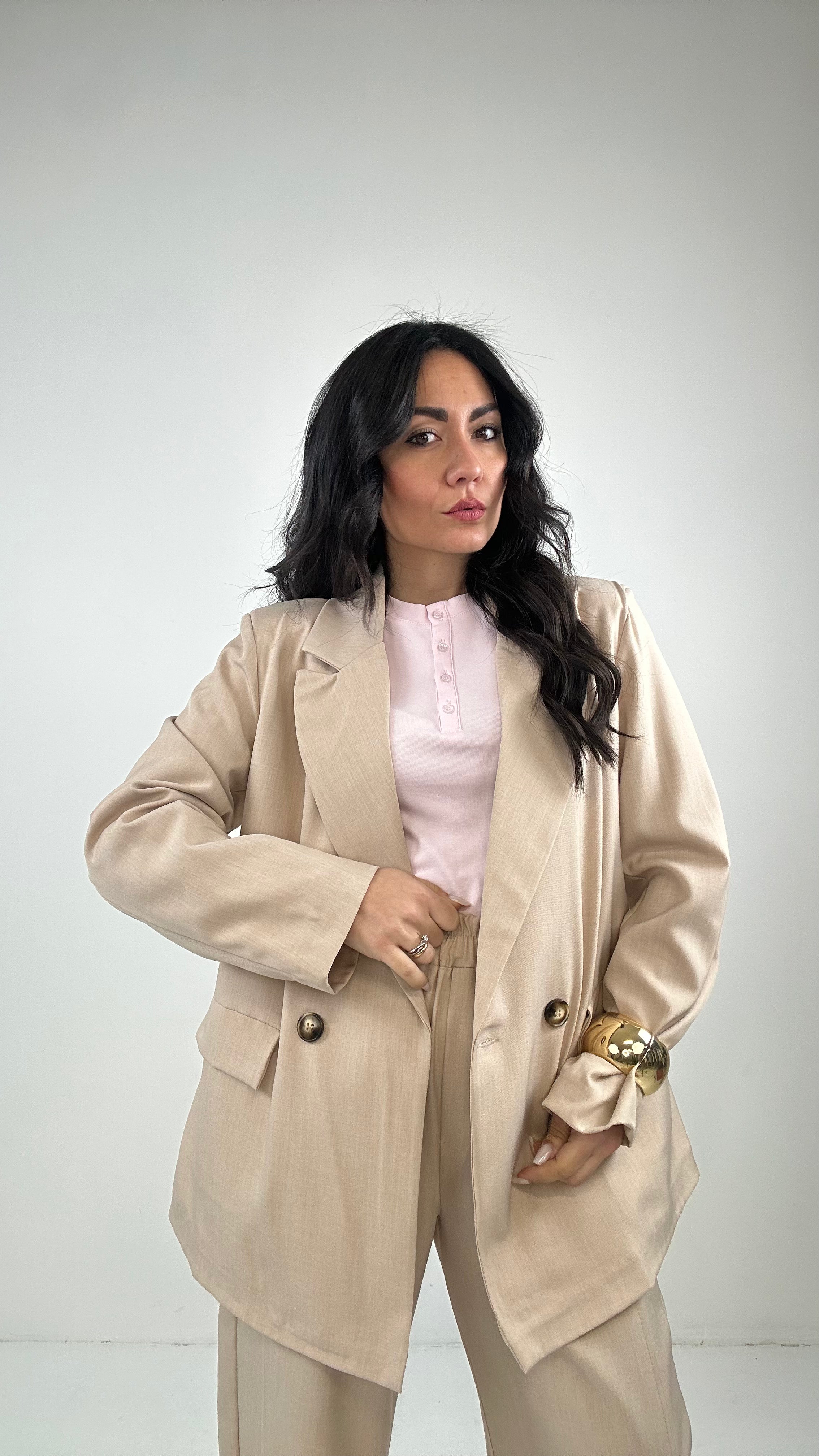 Tailleur BALLON - BEIGE