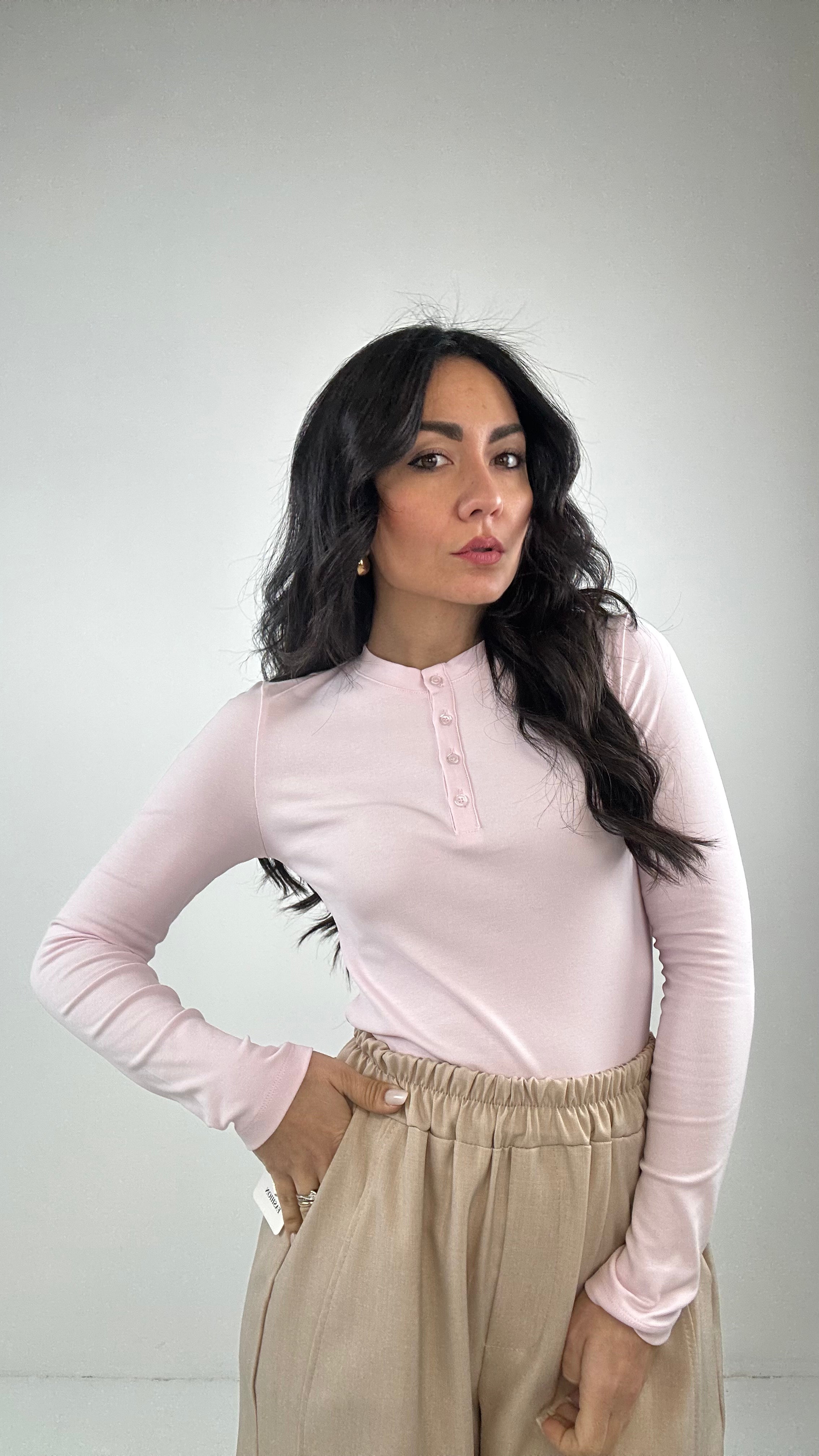 Maglia SERAFINA LUMINA - ROSA