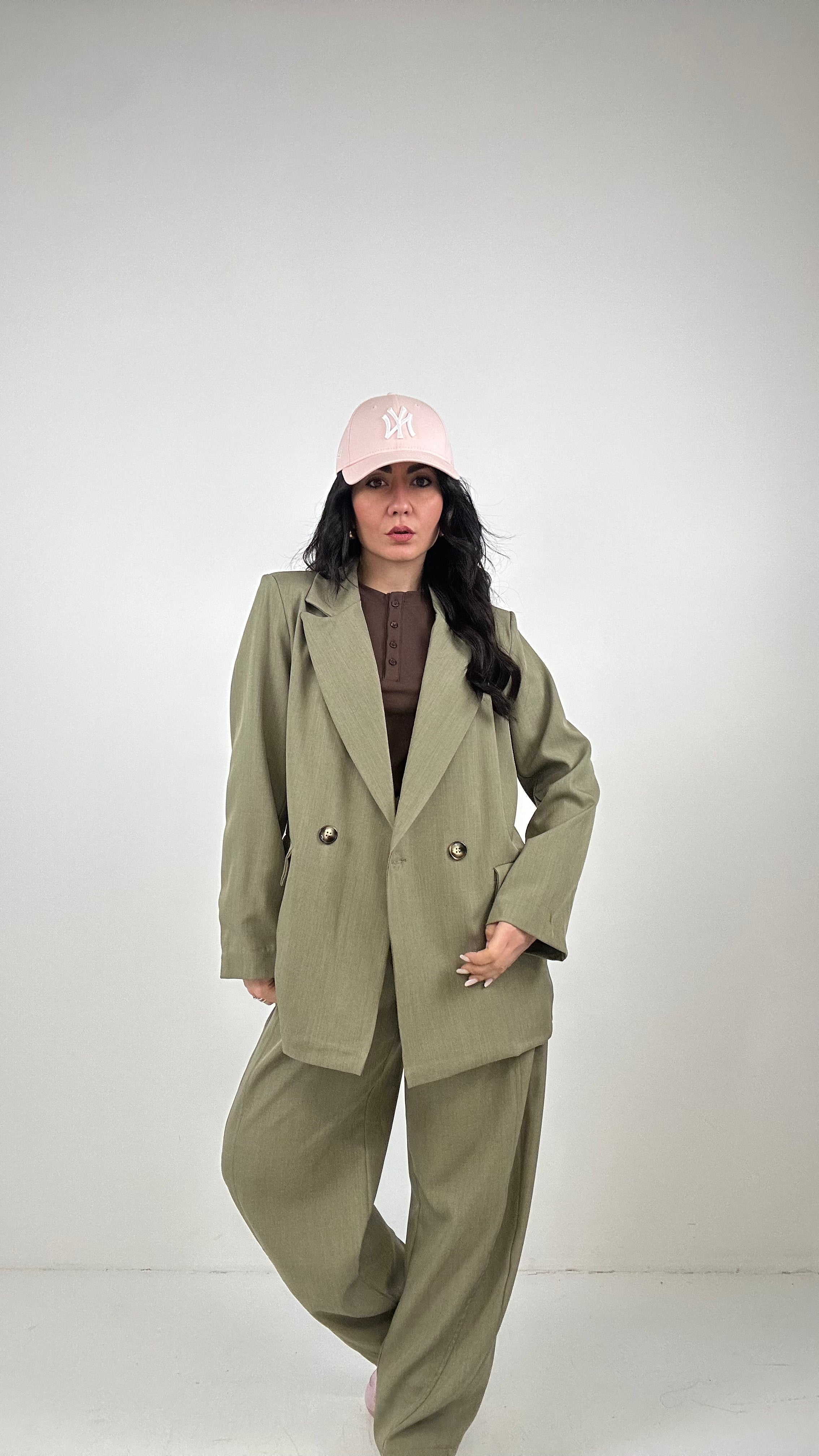 Tailleur BALLON - VERDE MILITARE