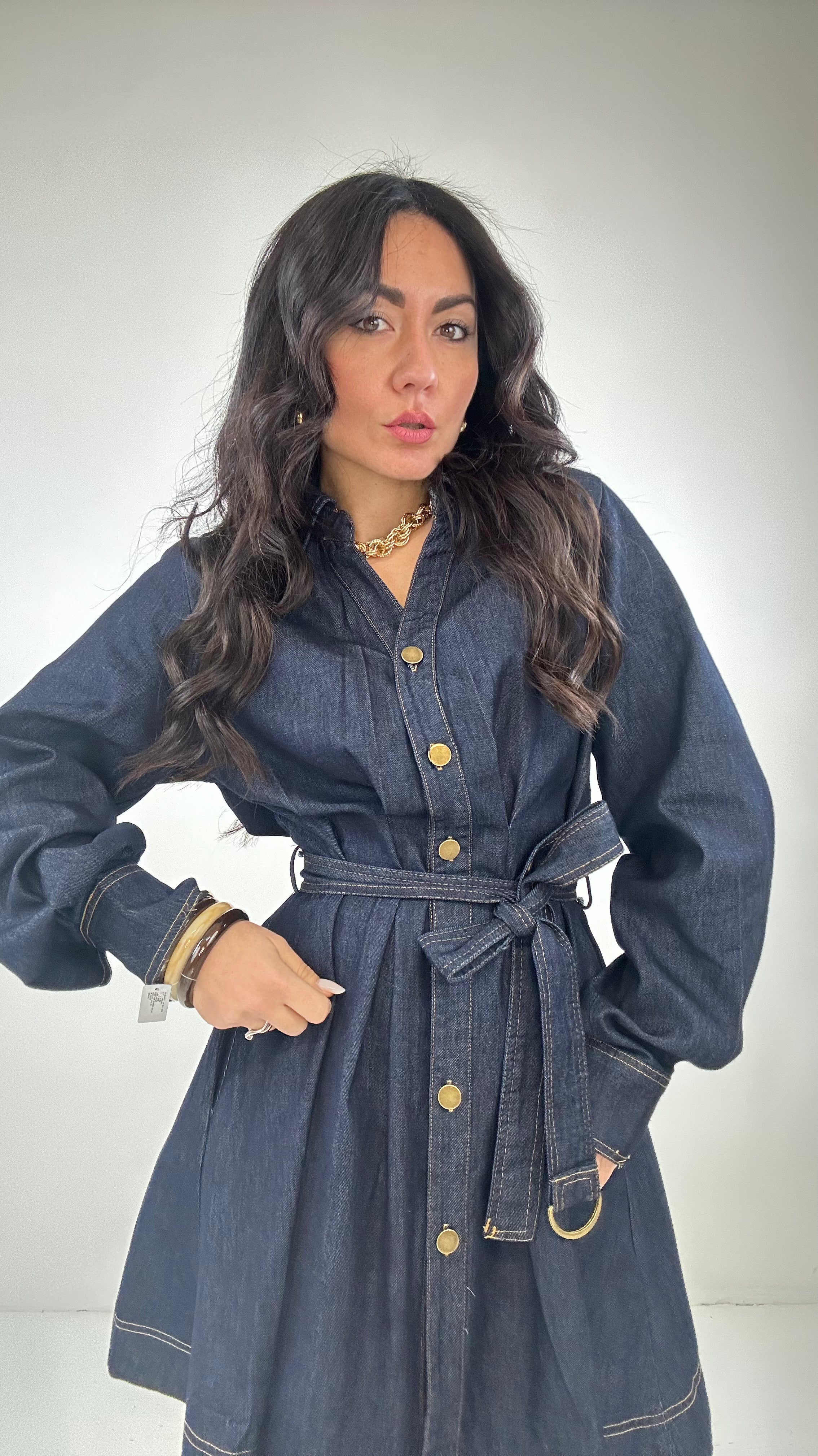 Abitino RUOTA DENIM - JEANS