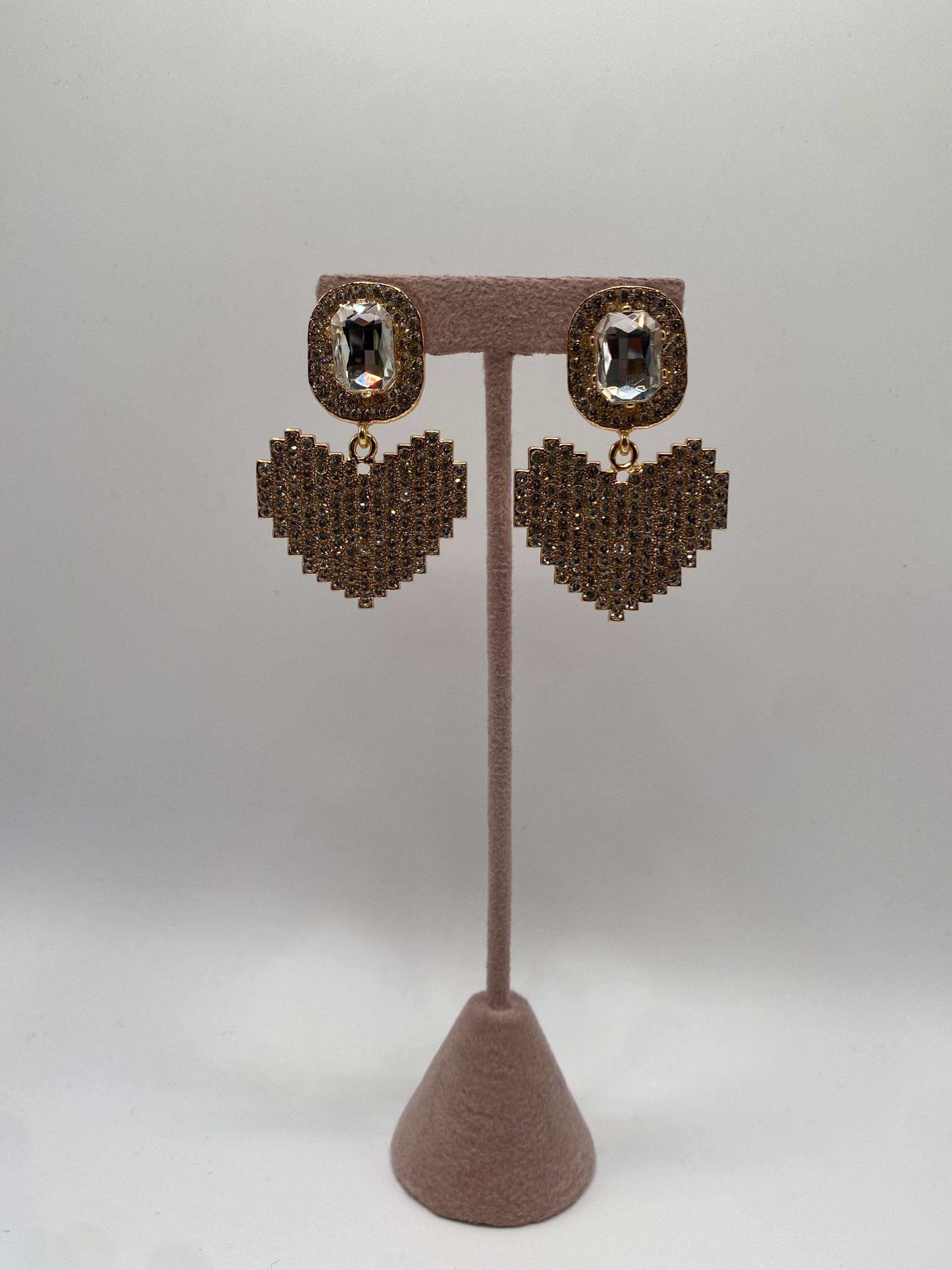 Orecchino HEART DIAMOND - ORO