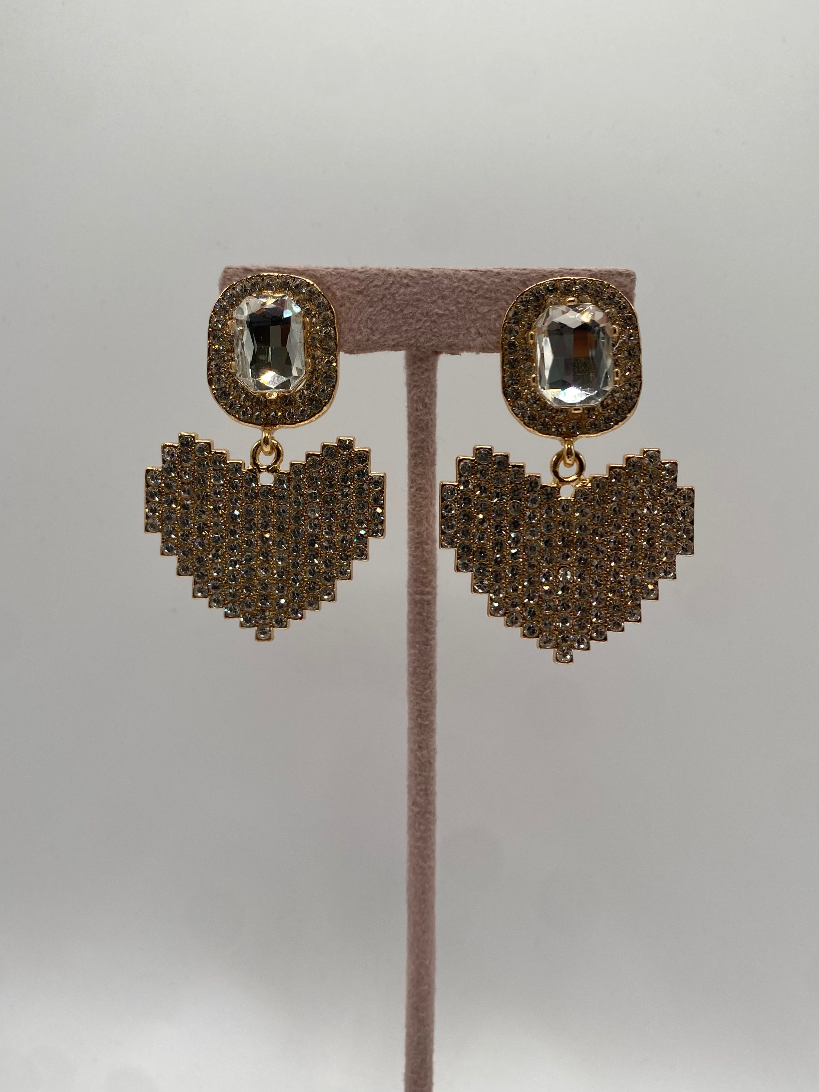 Orecchino HEART DIAMOND - ORO