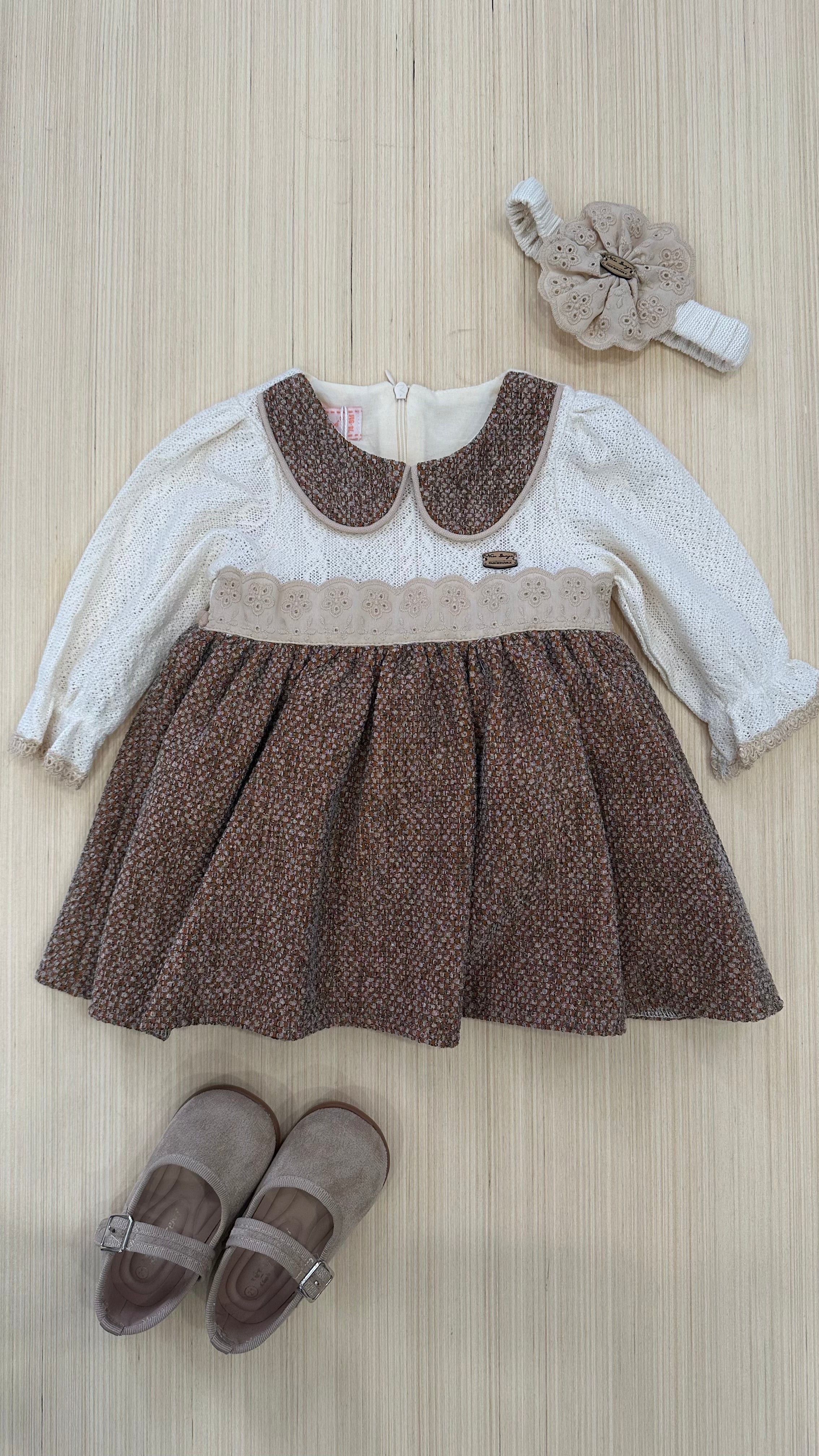 Vestitino MISSE' 9-24M - PANNA