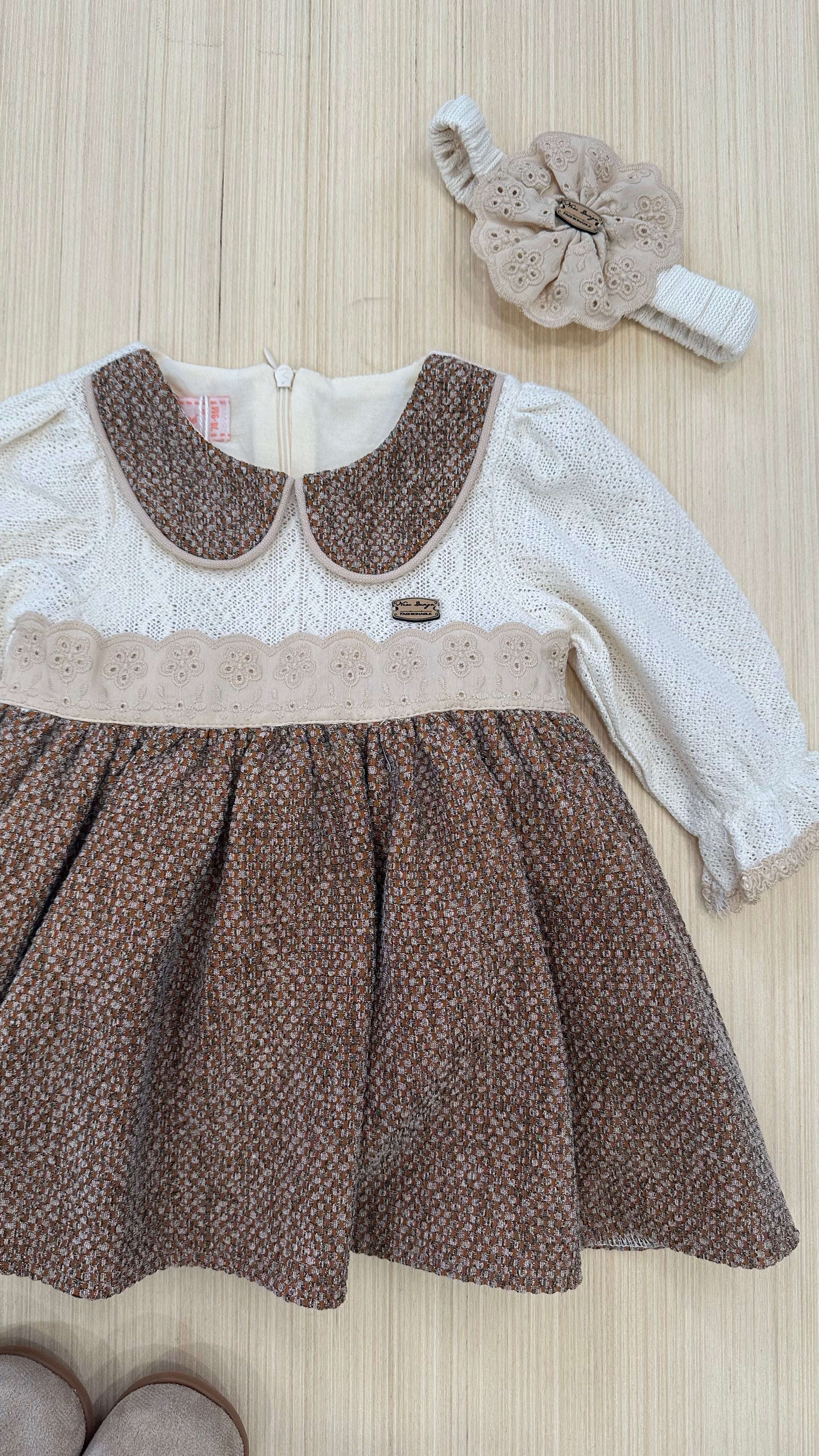 Vestitino MISSE' 9-24M - PANNA
