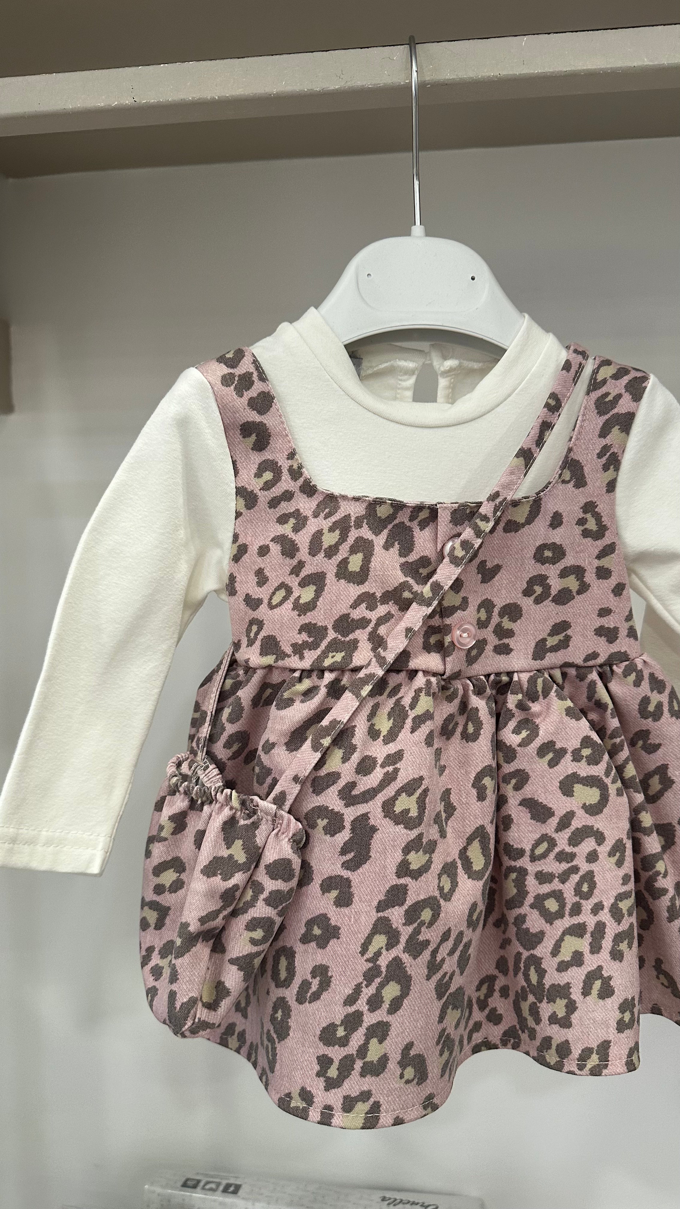 Vestitino MACULATO 6-30M - ROSA