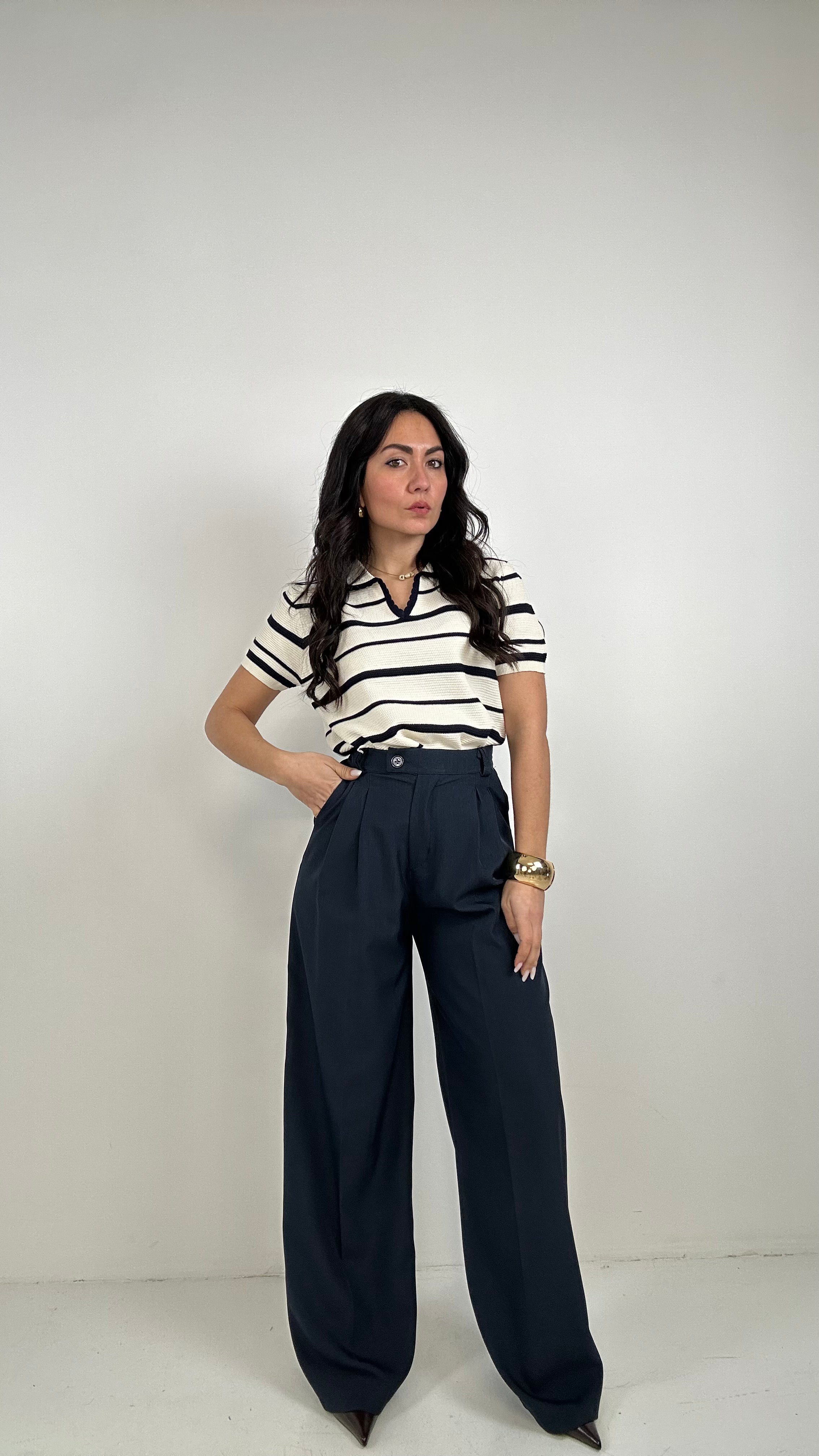 Pantalone PALAZZO DUDU - BLU