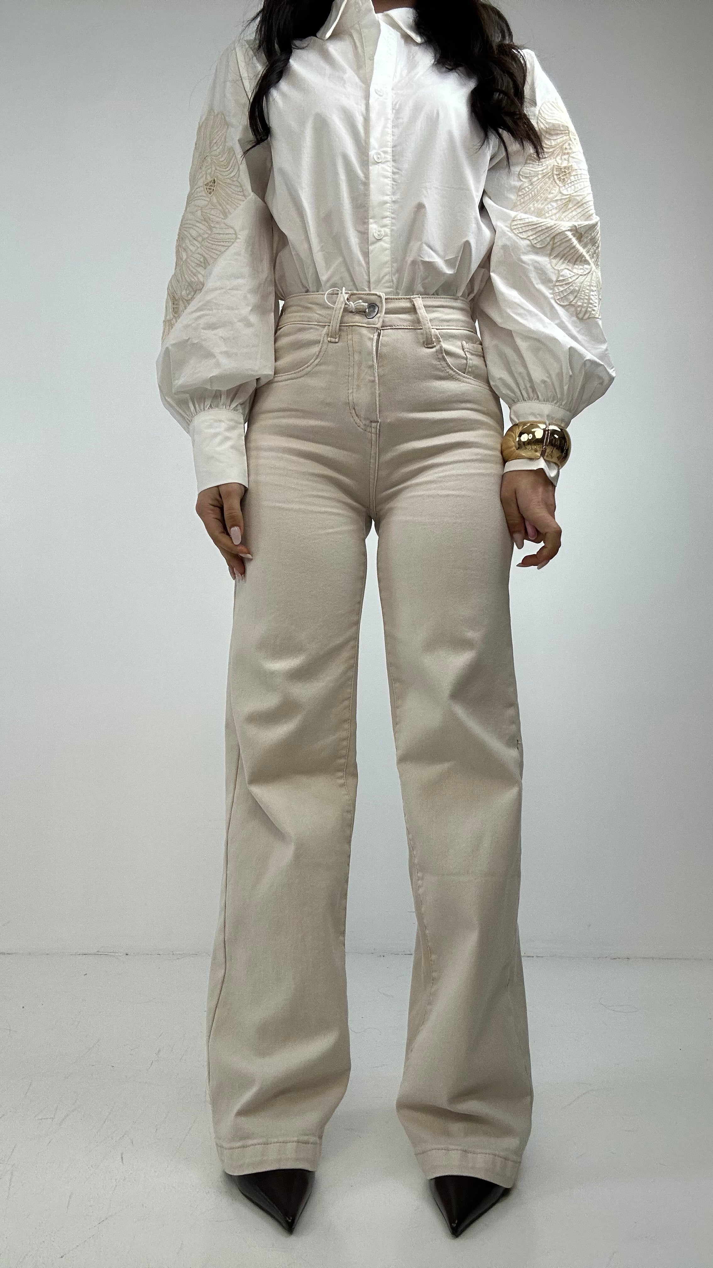 Jeans WIDE SPRING - BURRO