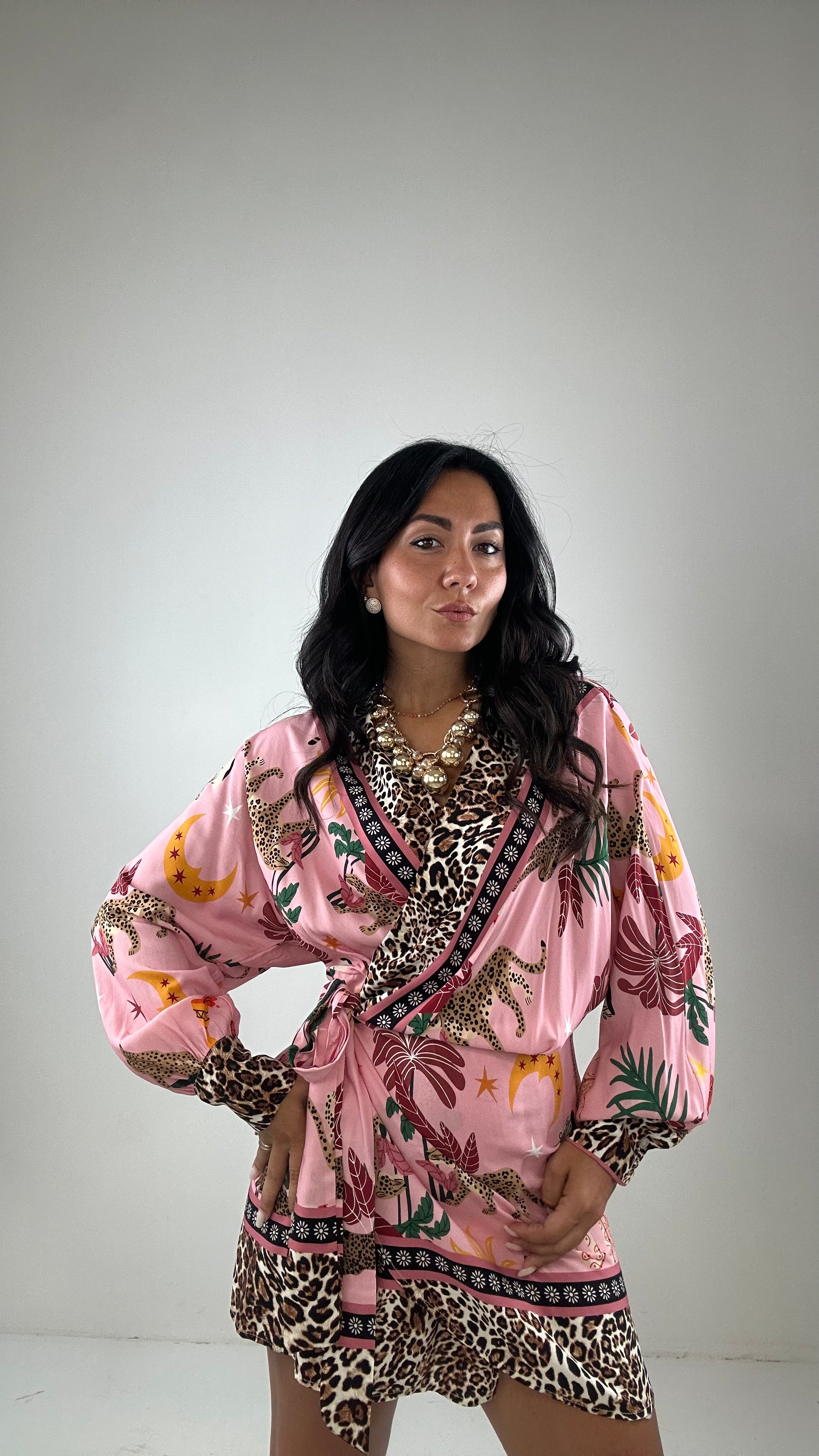 Vestito PORTAFOGLIO SEASON - ROSA