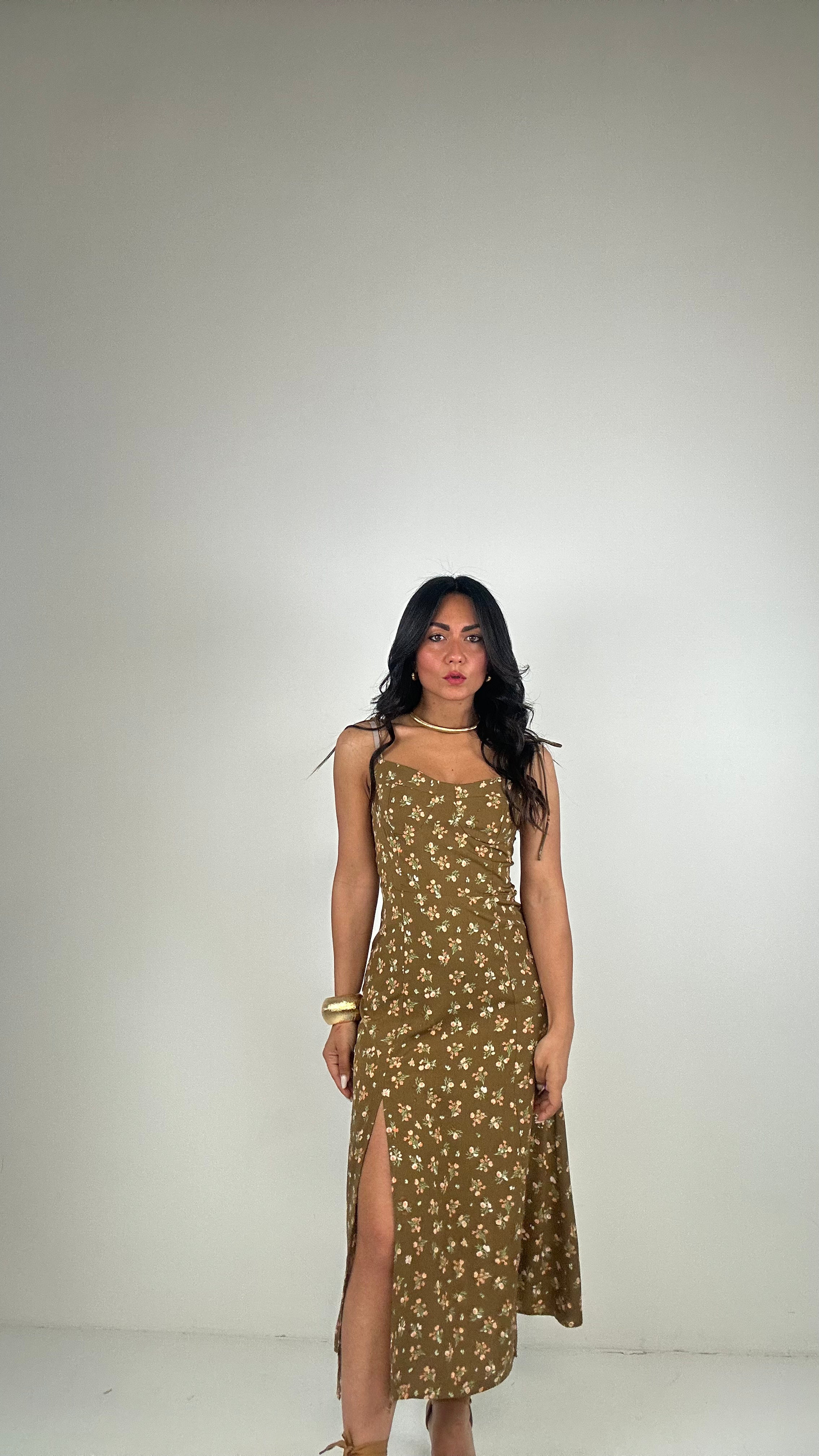 Vestito LACCETTO SUMMER - VERDE MILITARE