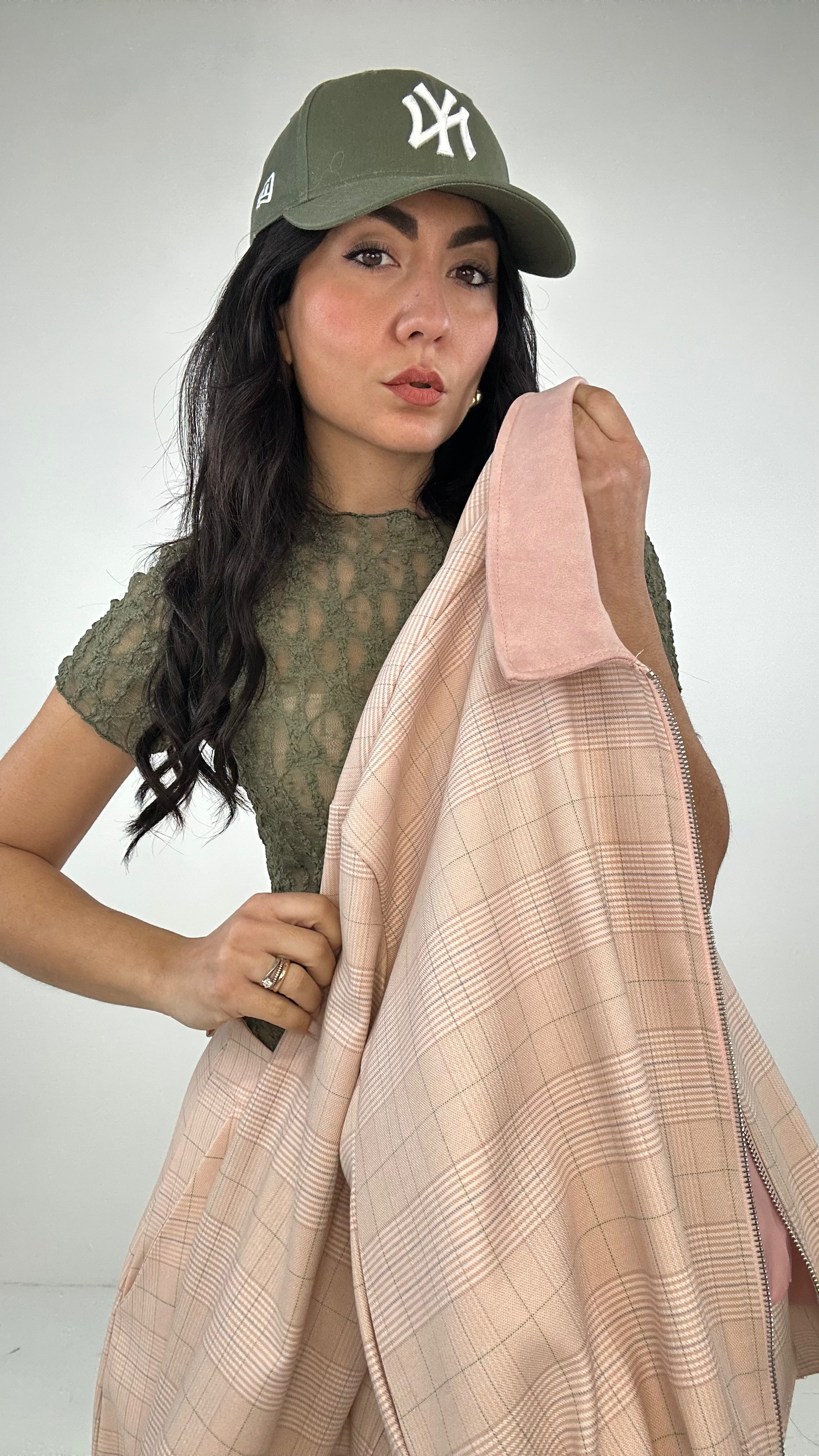 Completo BALLON QUADRETTI - ROSA