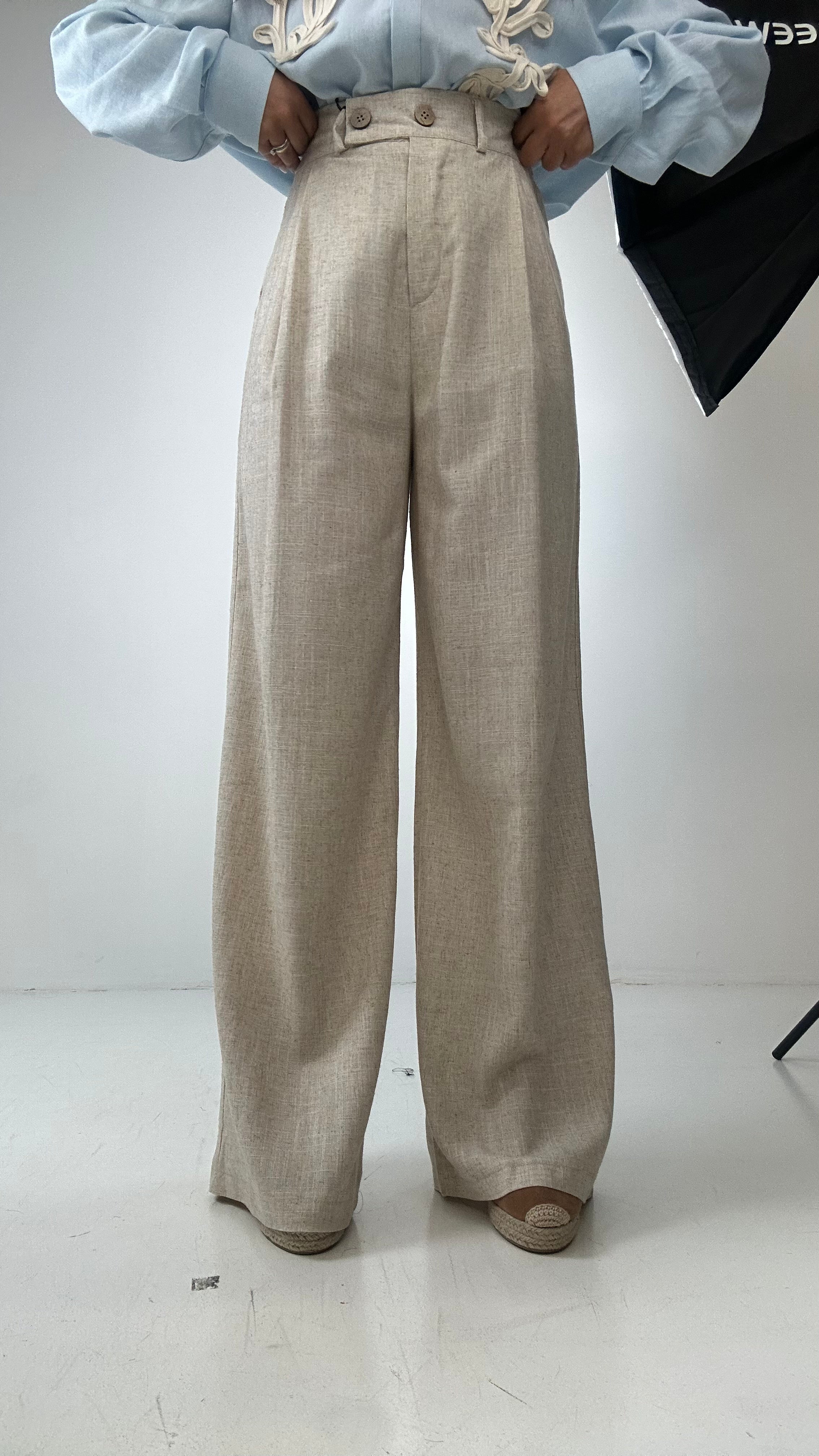 Pantalone SUMMER LINO - BEIGE