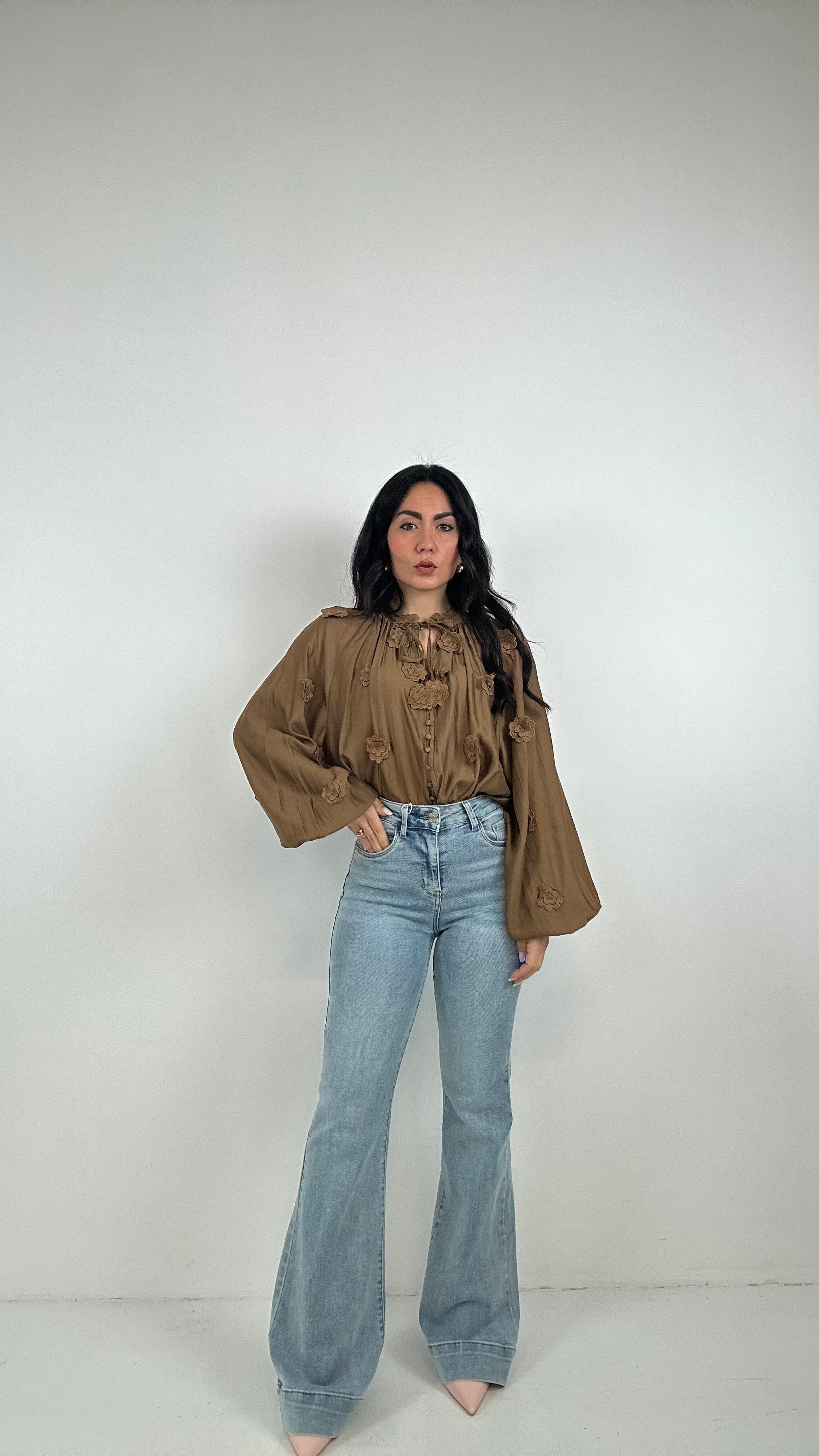 Jeans FLARE VINTAGE - JEANS CHIARO