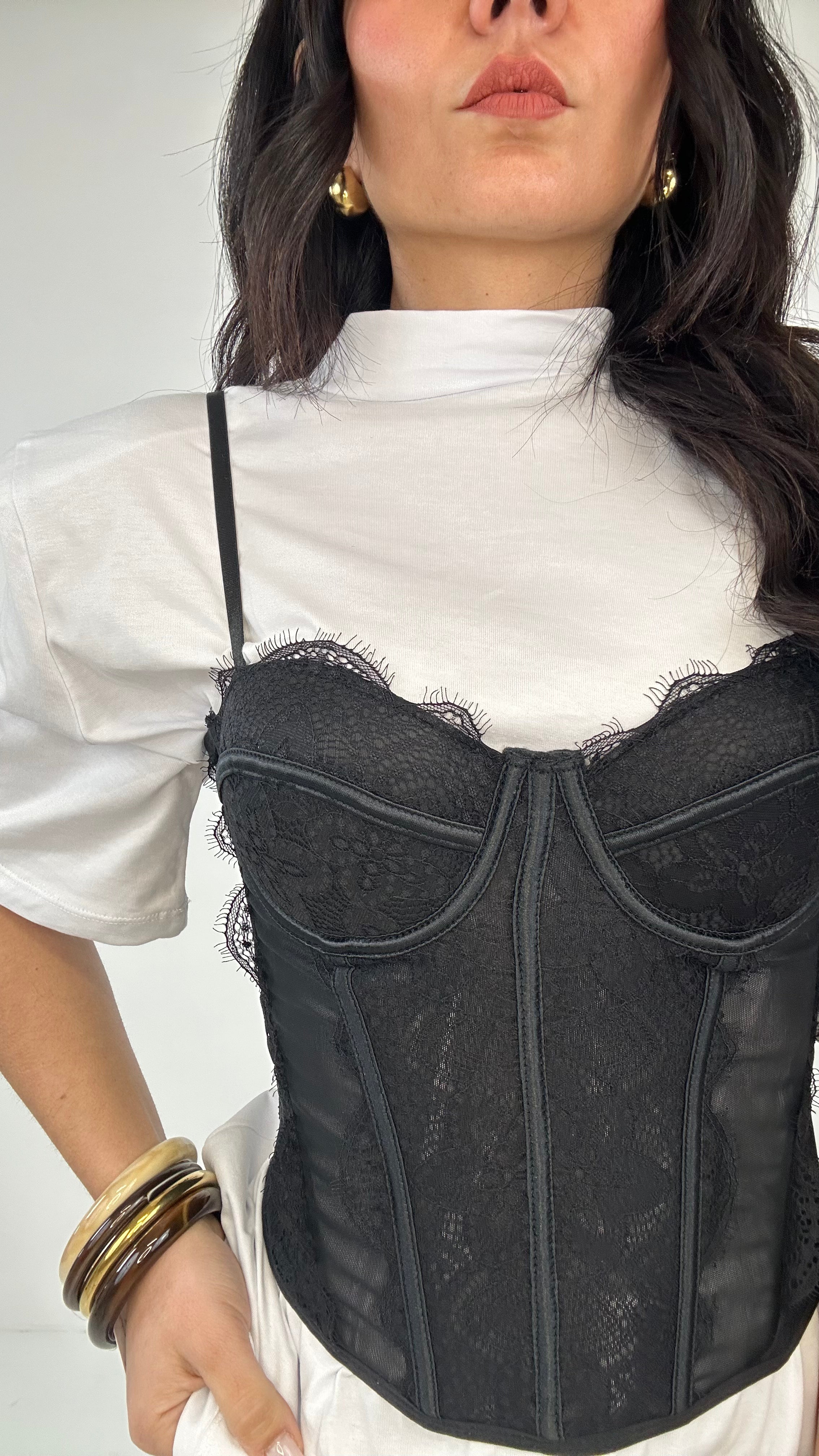 Corpetto BRIDGERTON - NERO