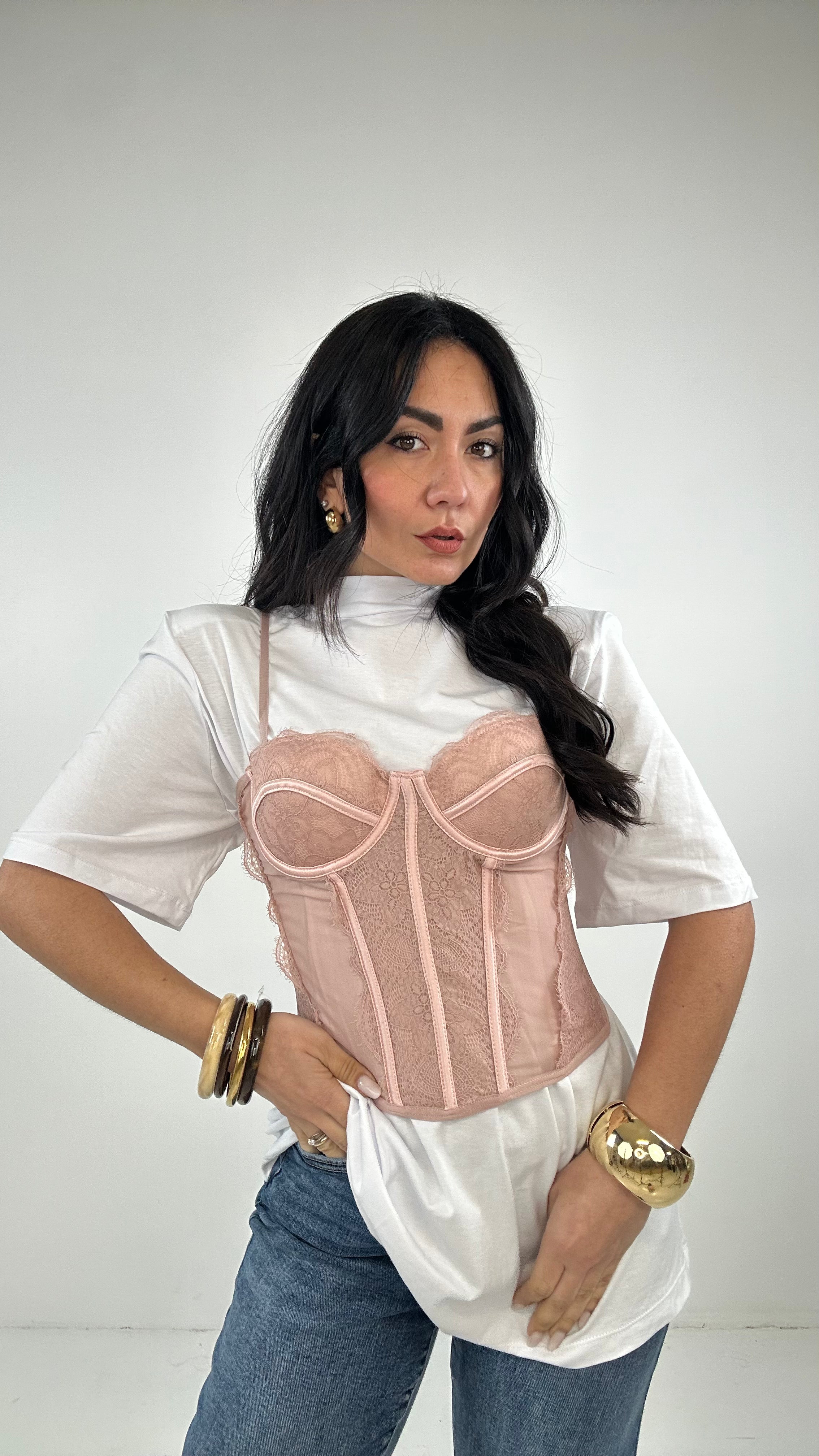 Corpetto BRIDGERTON - ROSA