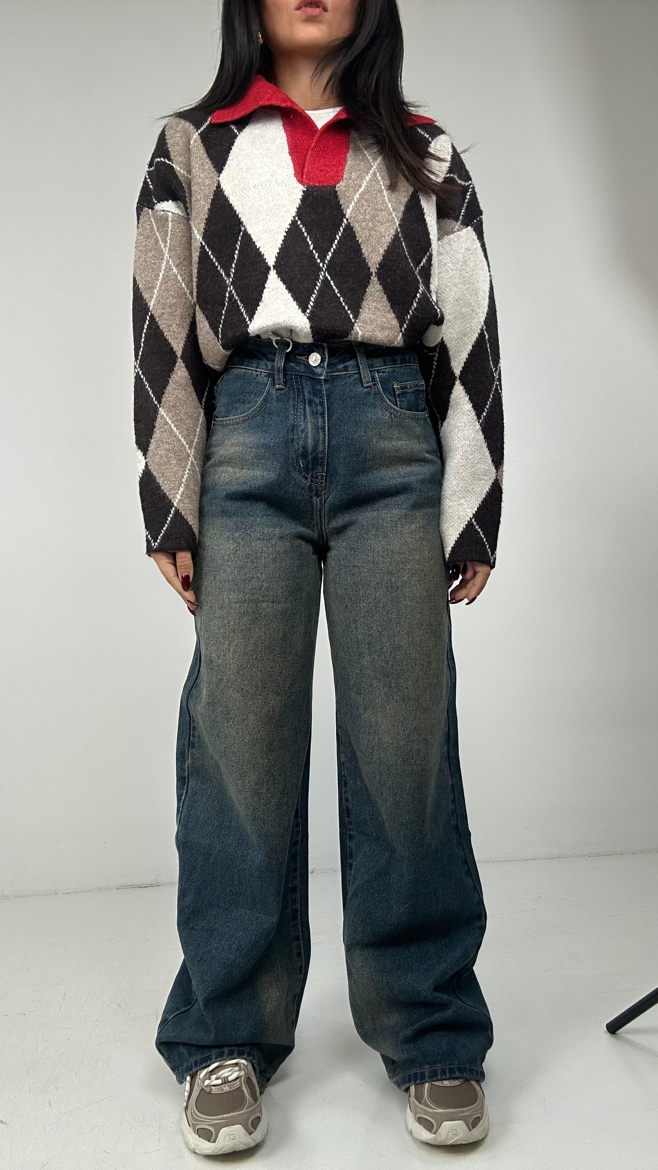 Jeans WIDELEG SABBIA - JEANS