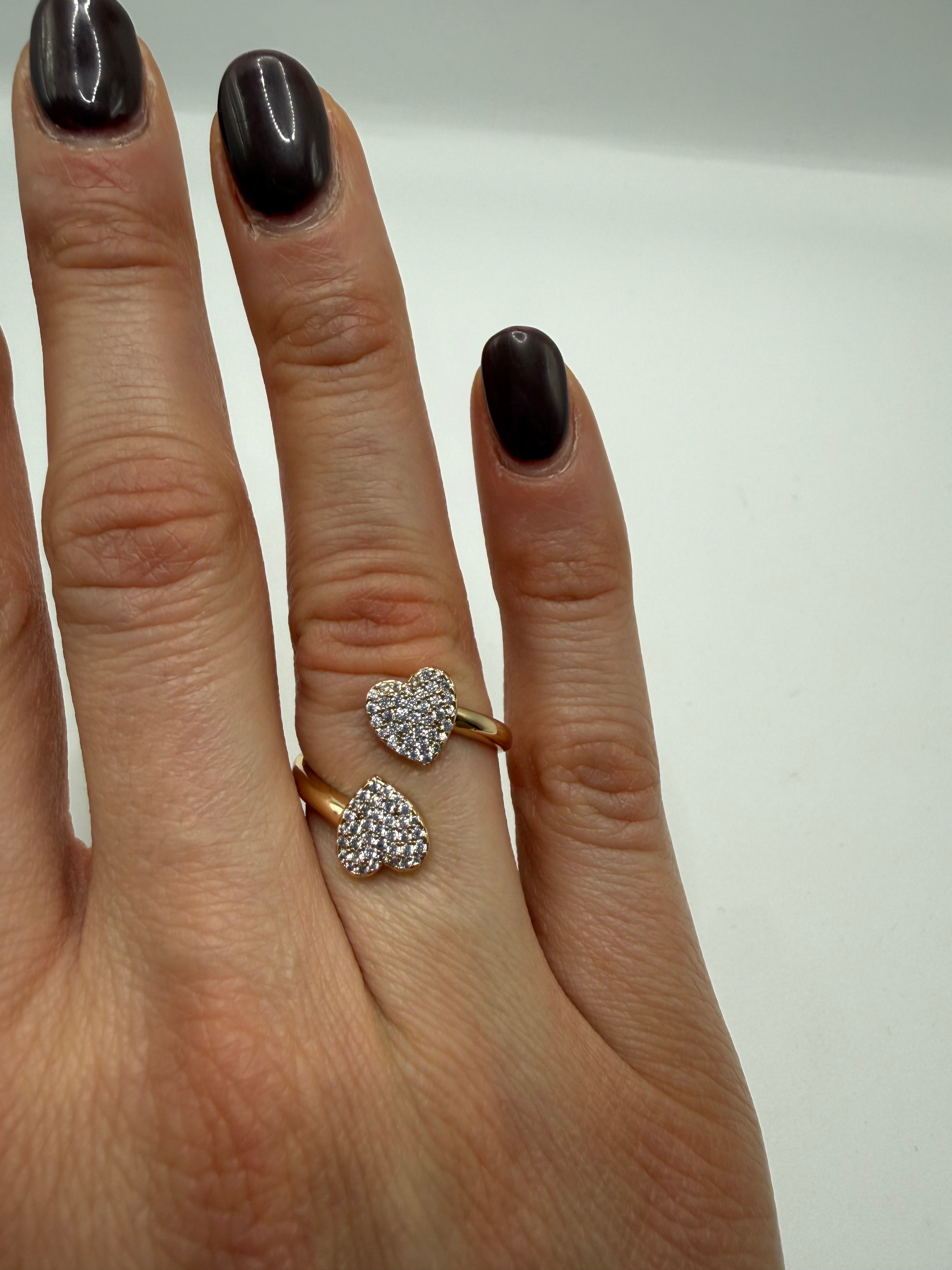 Anello DOPPIO CUORE - ORO