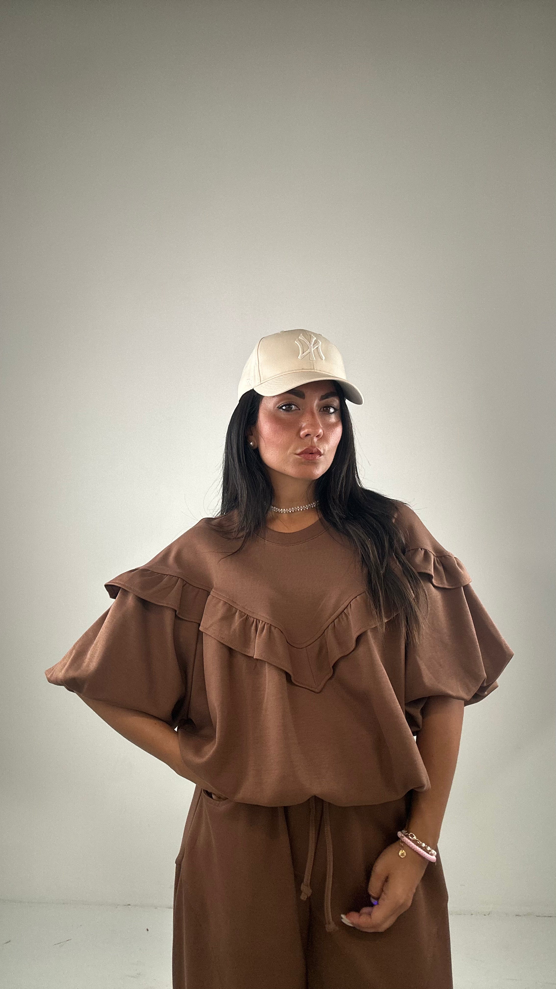 Maglia LUMINA TUTA VOLANT - CAMMELLO