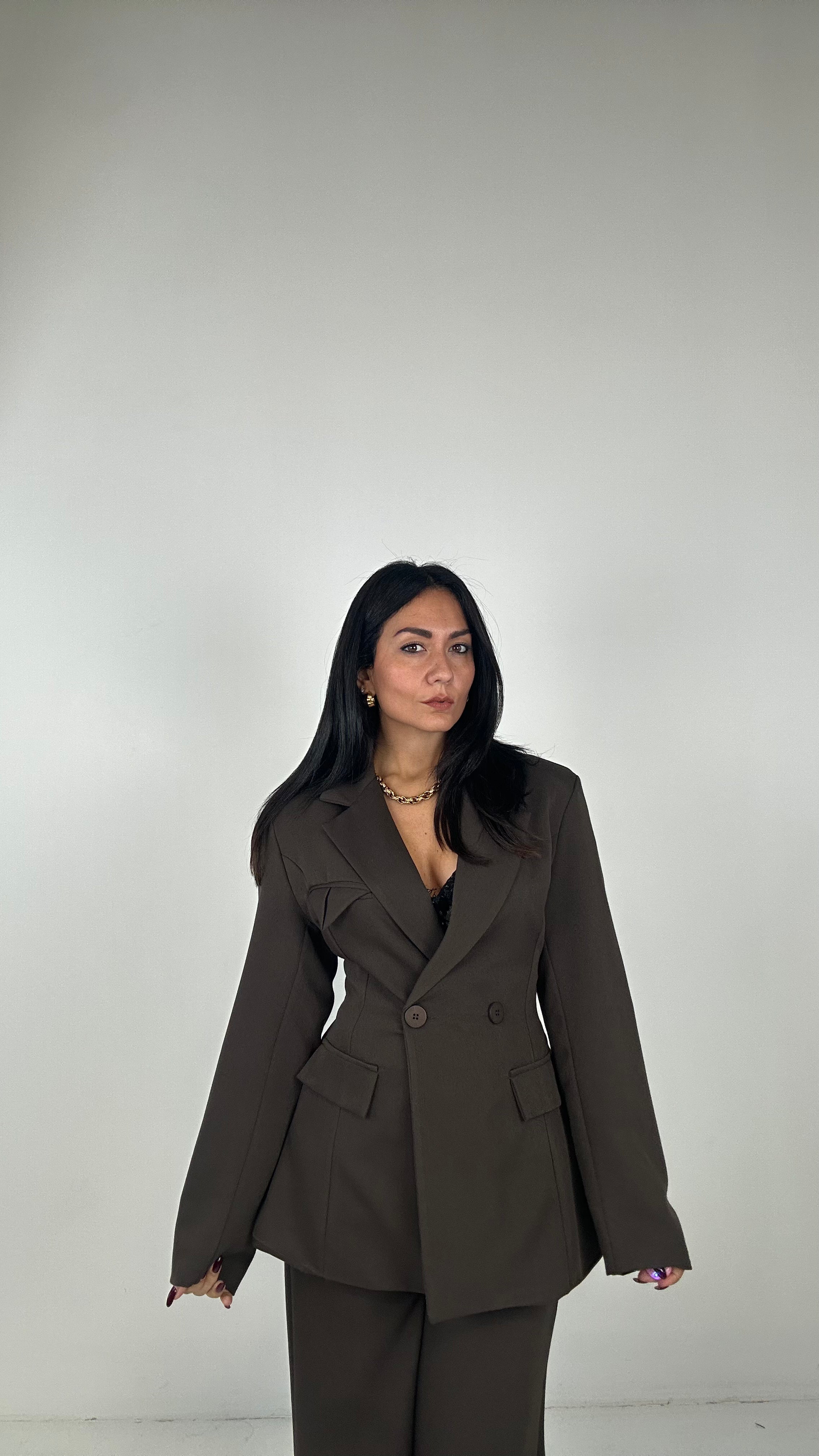 Tailleur TRIANGLE - MARRONE