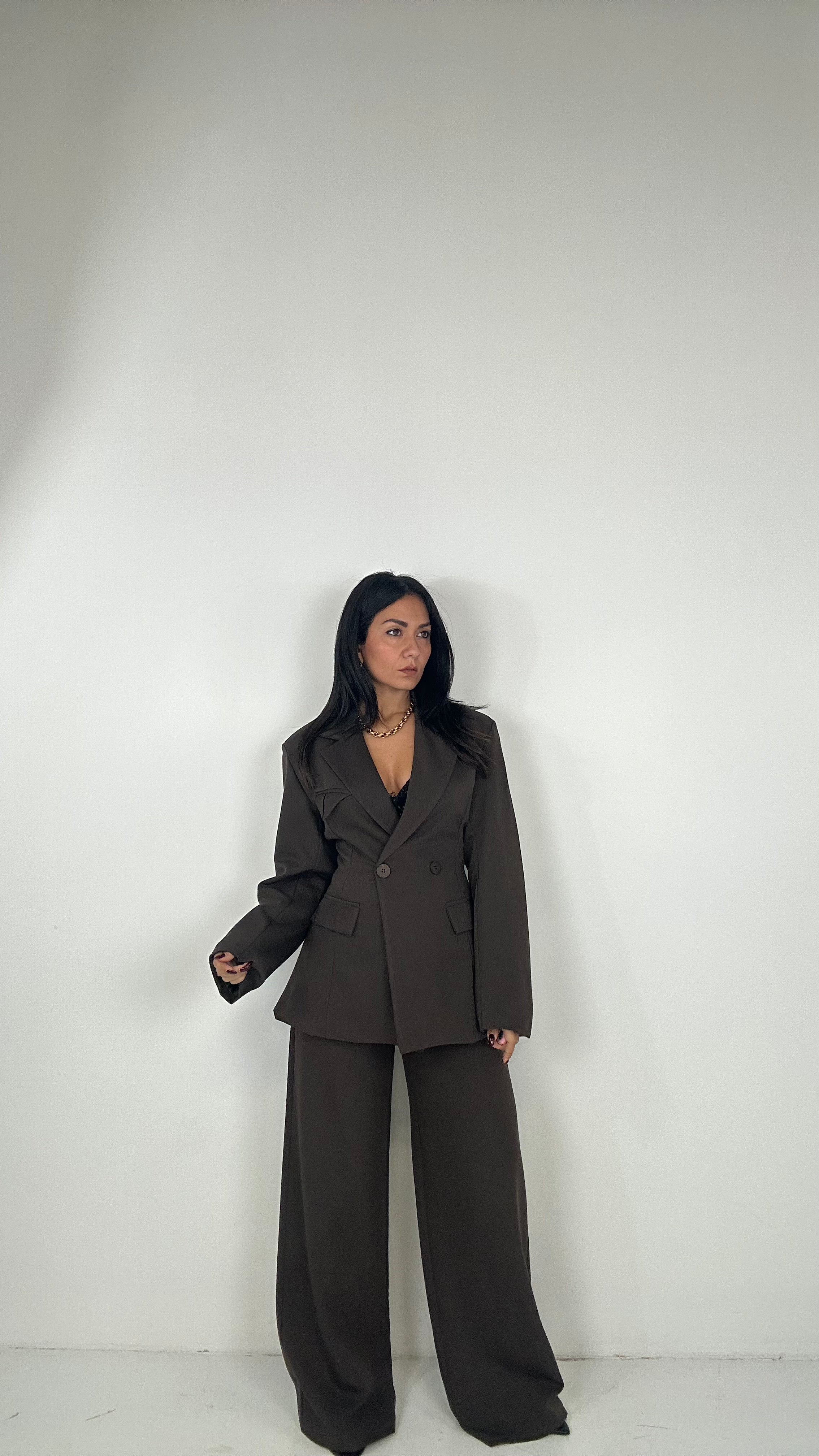 Tailleur TRIANGLE - MARRONE