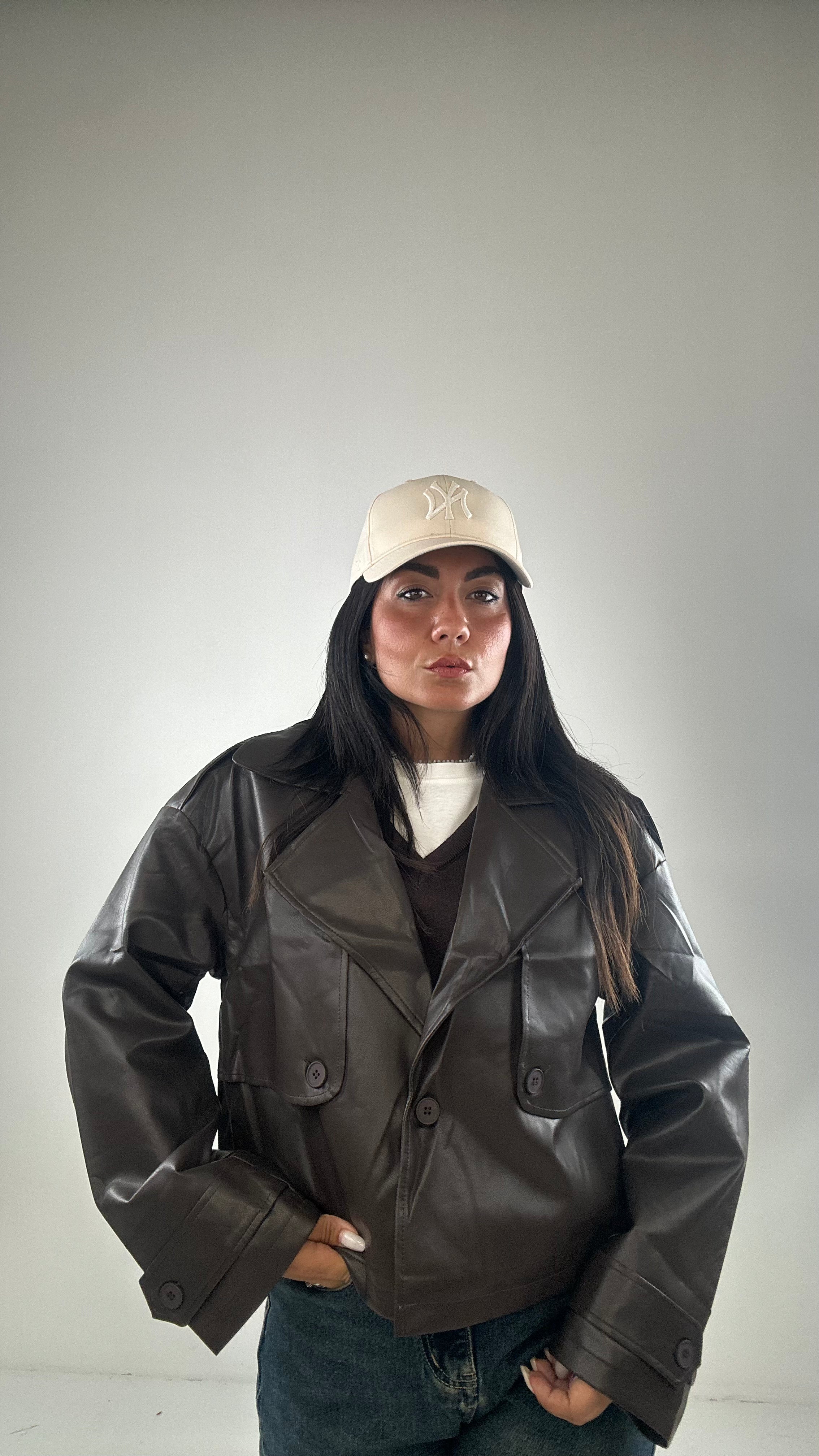 Trench ECOPELLE - MARRONE